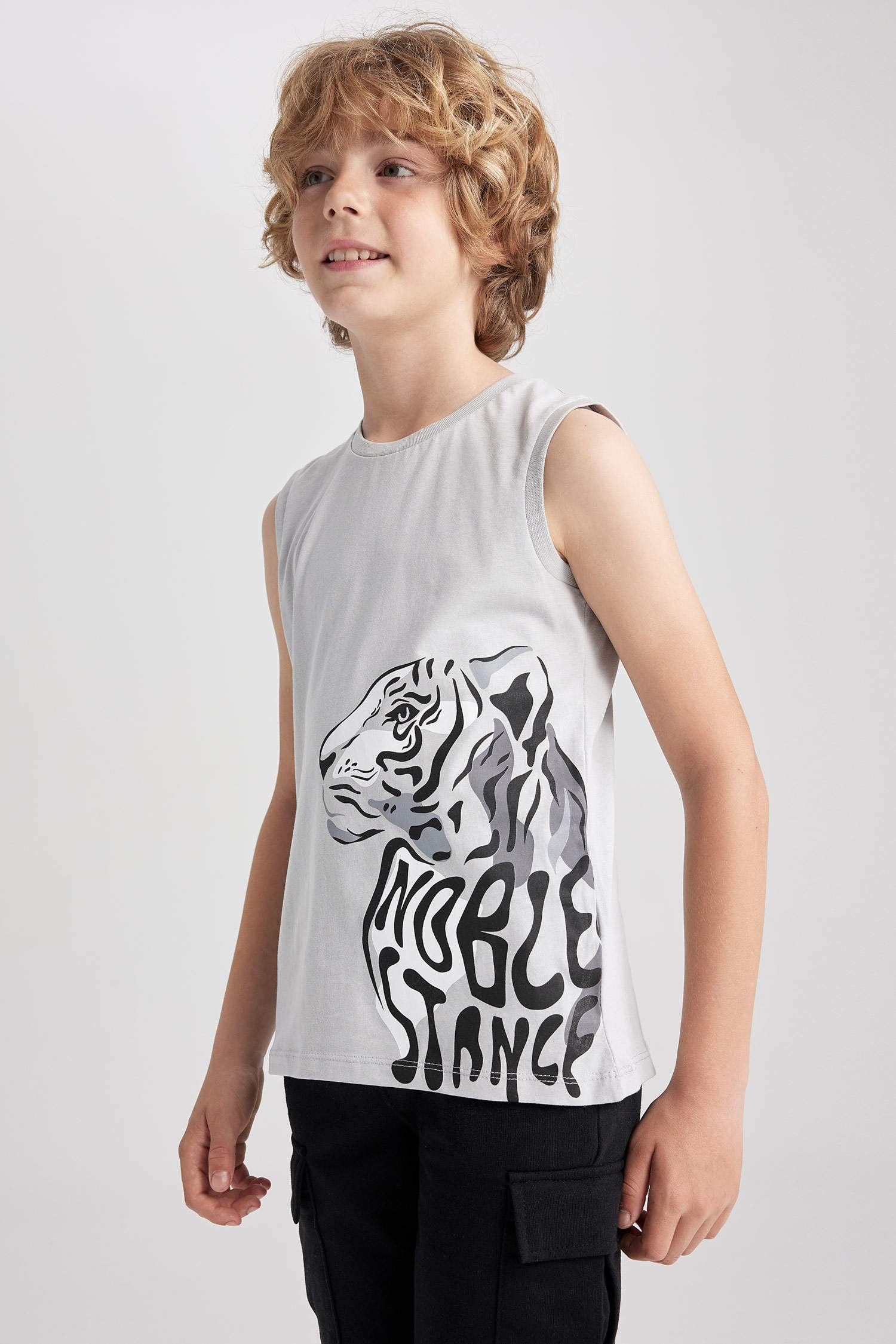 Майка с круглым вырезом для мальчиков