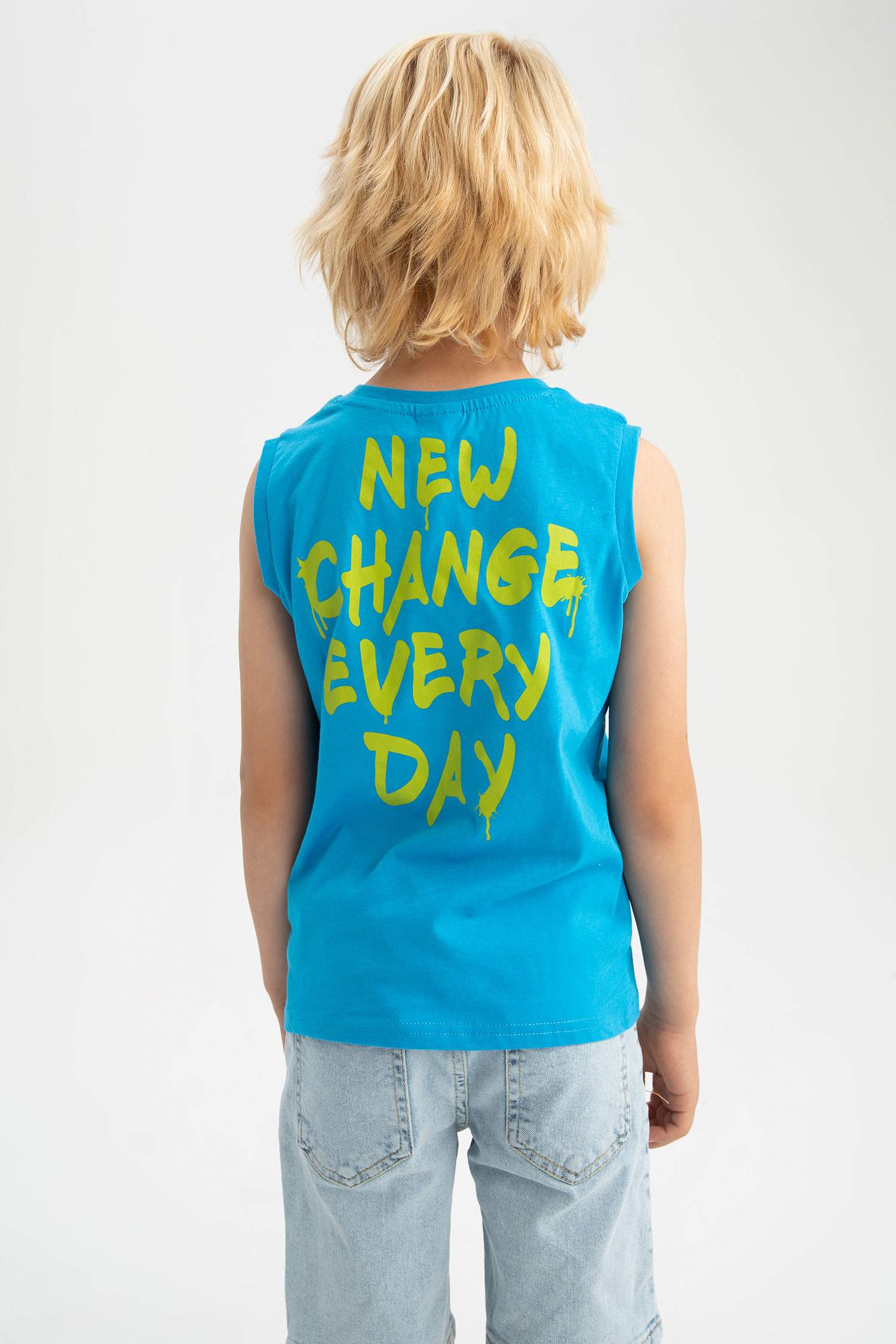 Майка с круглым вырезом для мальчиков