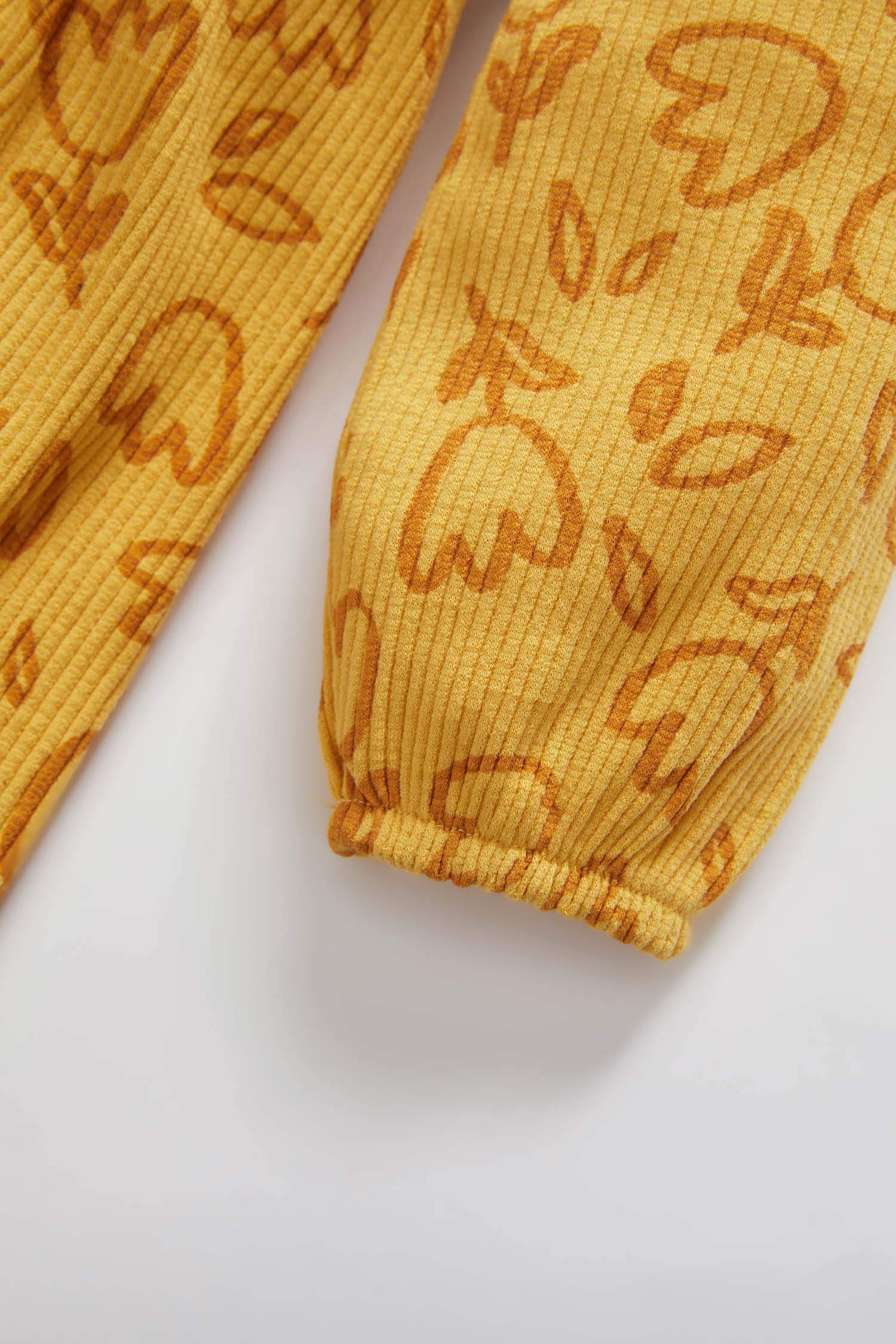 Сәби Қыз велосипед мойыны ұзын жеңді Трикотаж көйлек