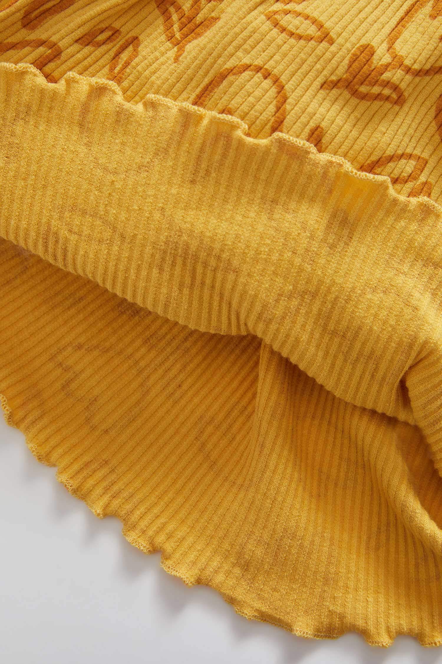 Сәби Қыз велосипед мойыны ұзын жеңді Трикотаж көйлек