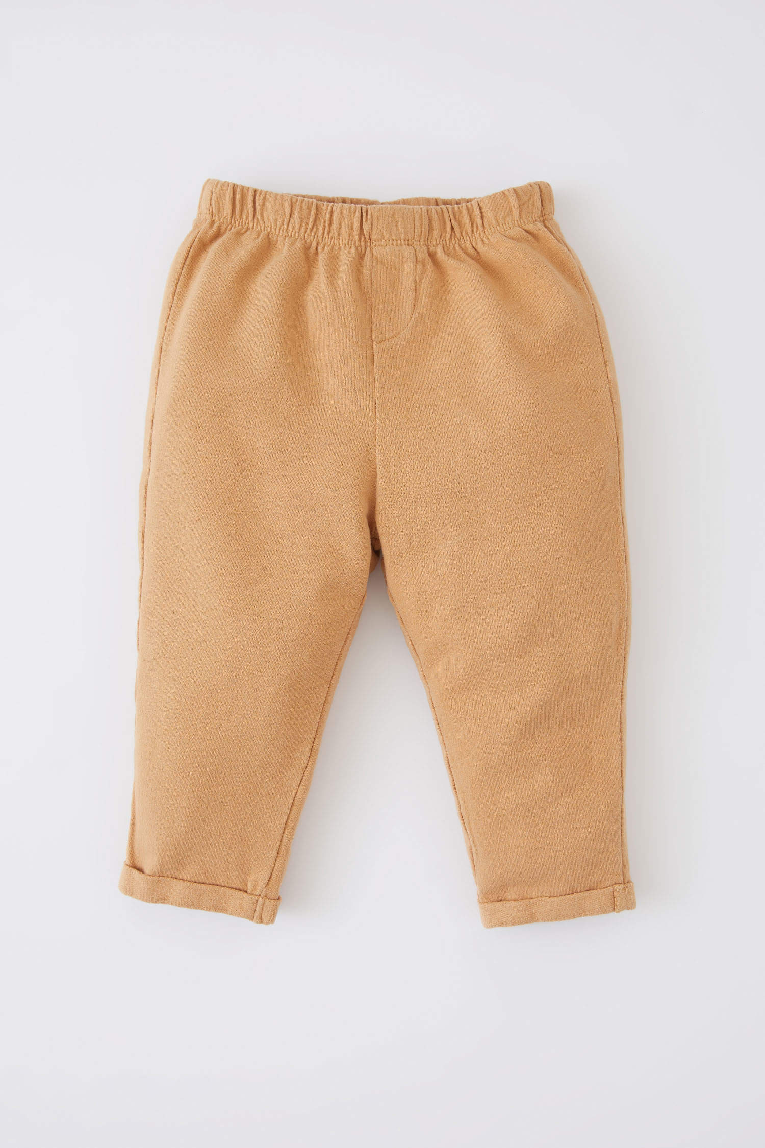 Defacto Erkek Bebek Regular Fit Renk Bloklu İçi Yumuşak Tüylü Uzun Kollu Tişört ve Pantolon Takım. 2