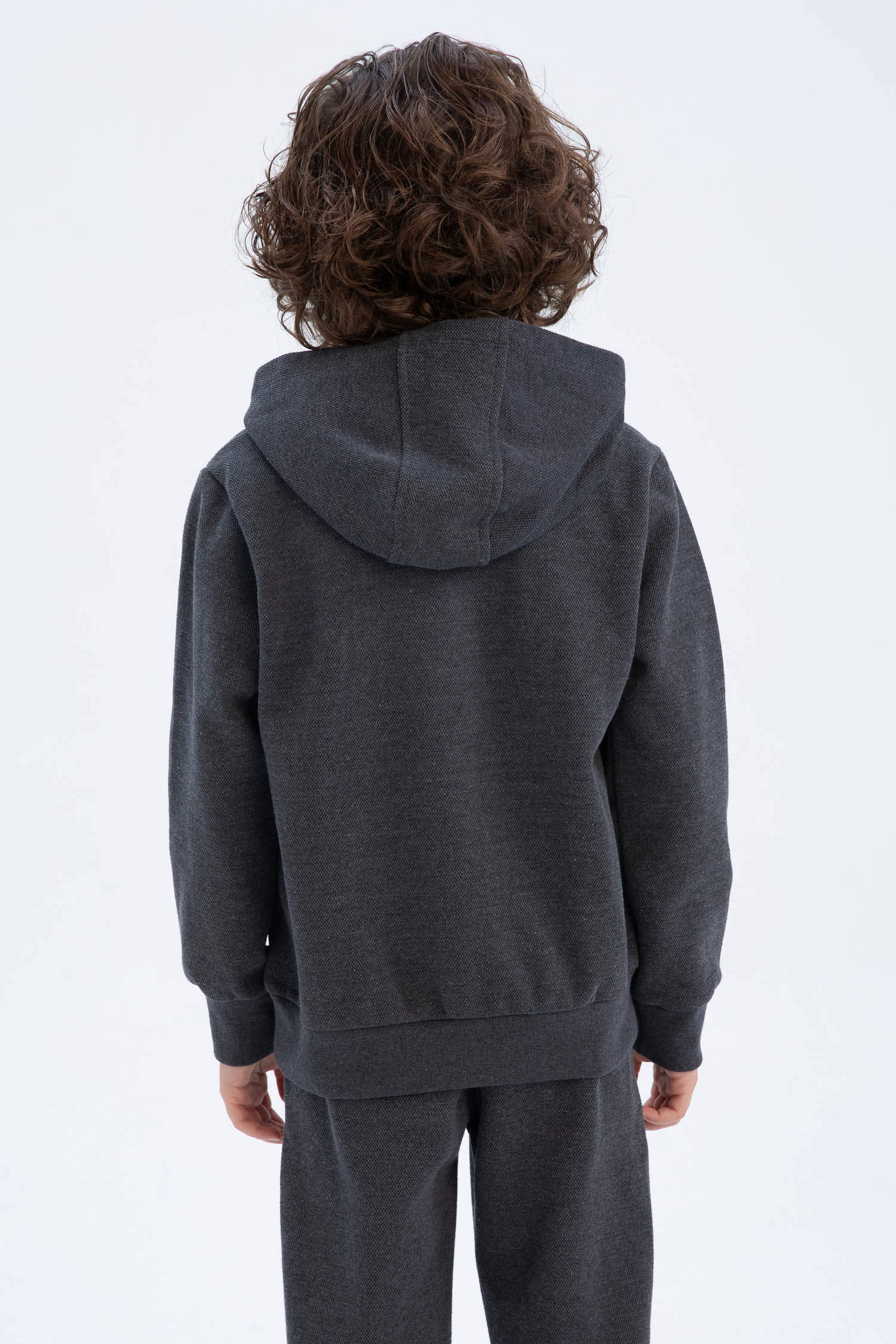 Anthracite BOYS & TEENS 2 piece Regular Fit Hooded Sweatshirt 2669101 ...