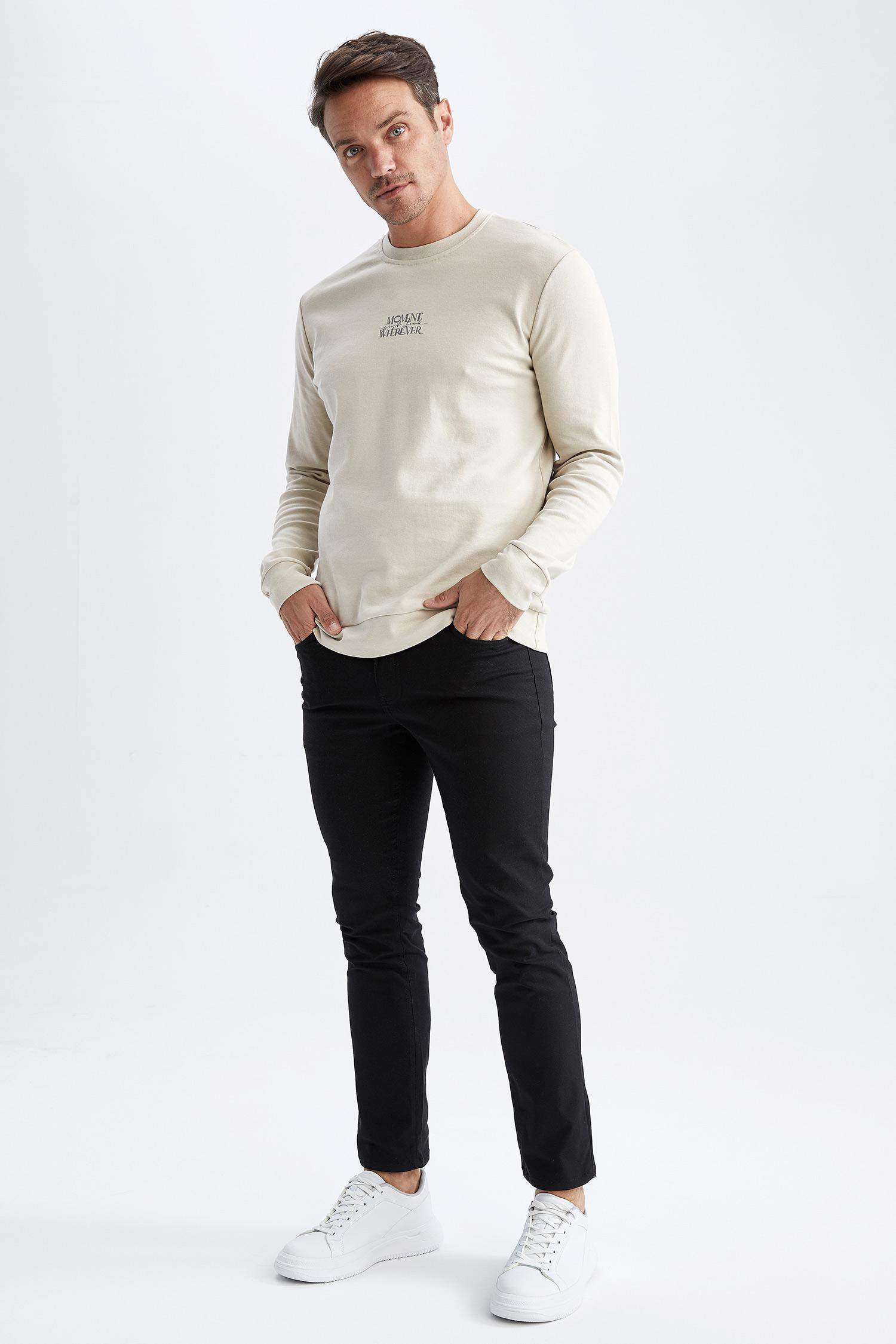 Modern Fit Long Sleeve Sweatshirt