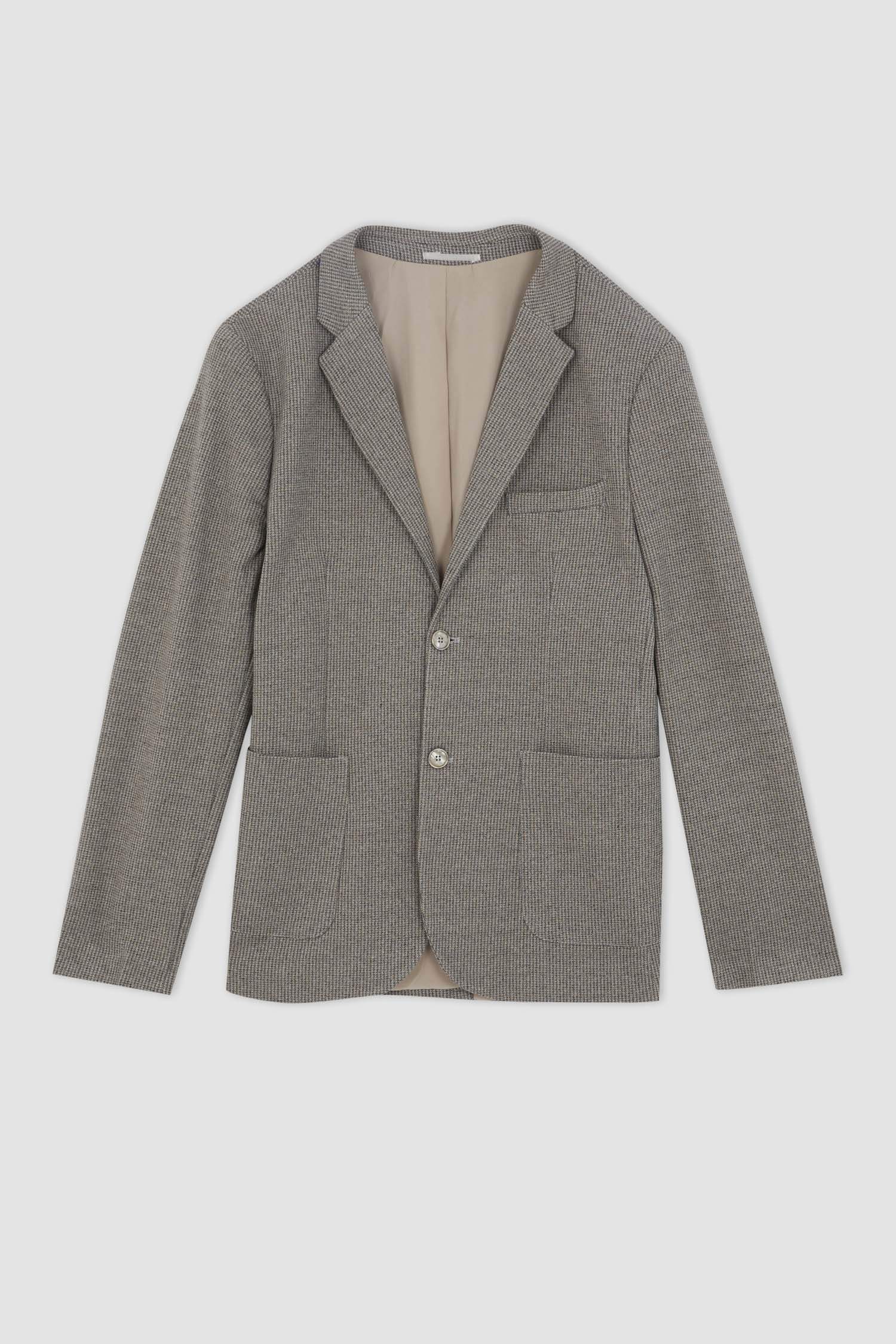 Slim Fit Astarlı Blazer Ceket