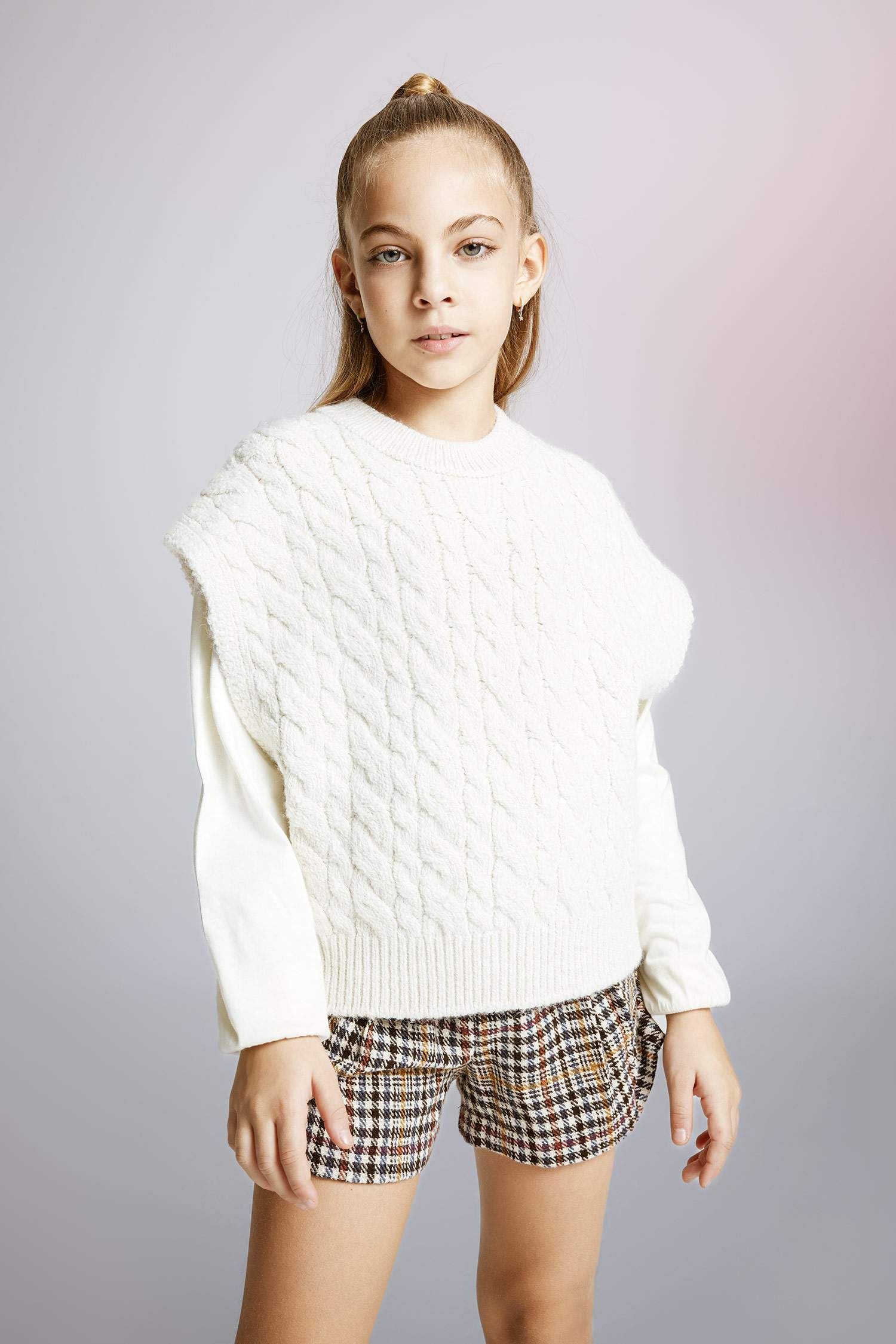 Girl Regular Fit Knitwear Sweater