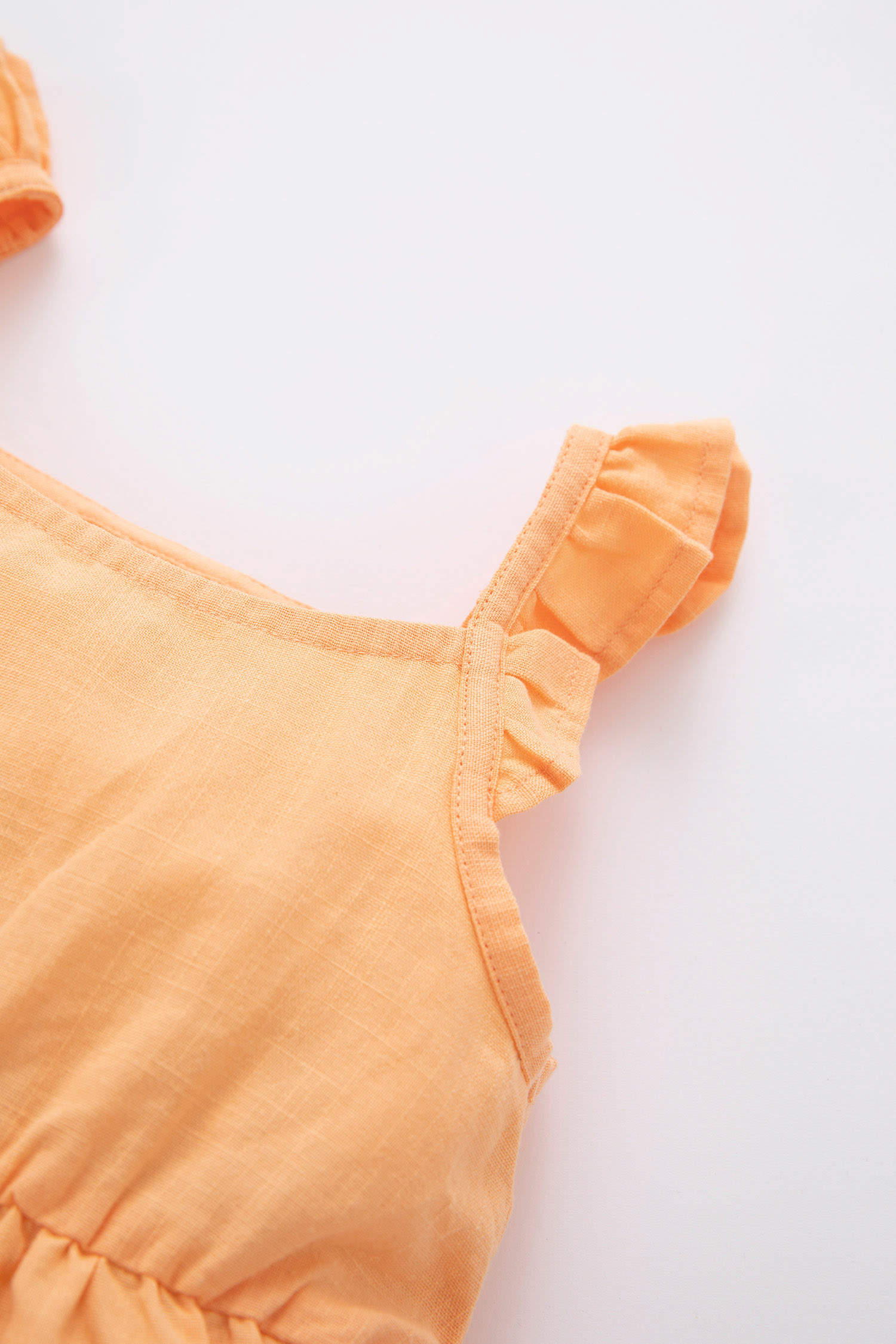 Defacto Kız Bebek Basic Askılı Poplin Elbise. 2