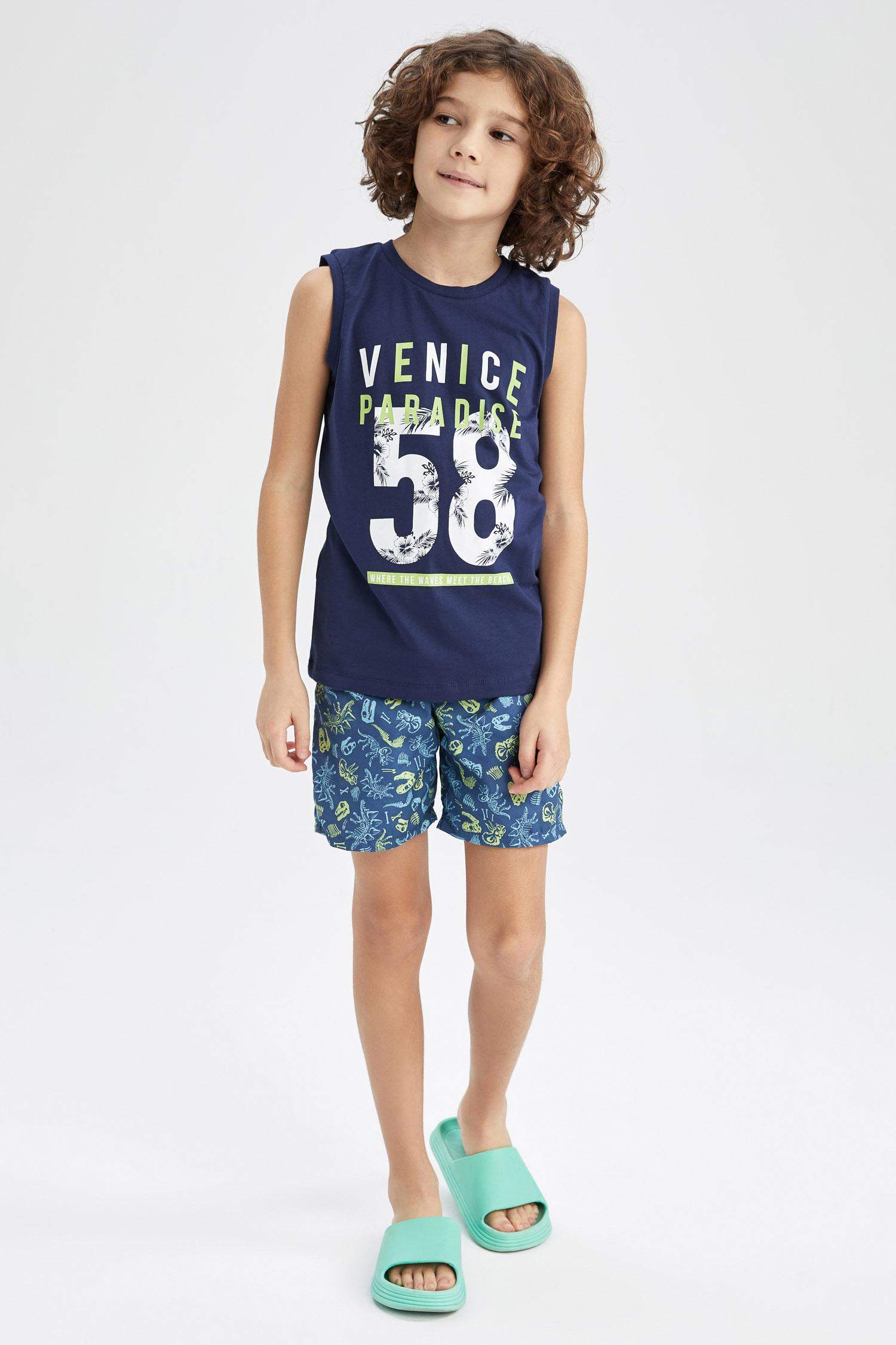 Майка с круглым вырезом для мальчиков