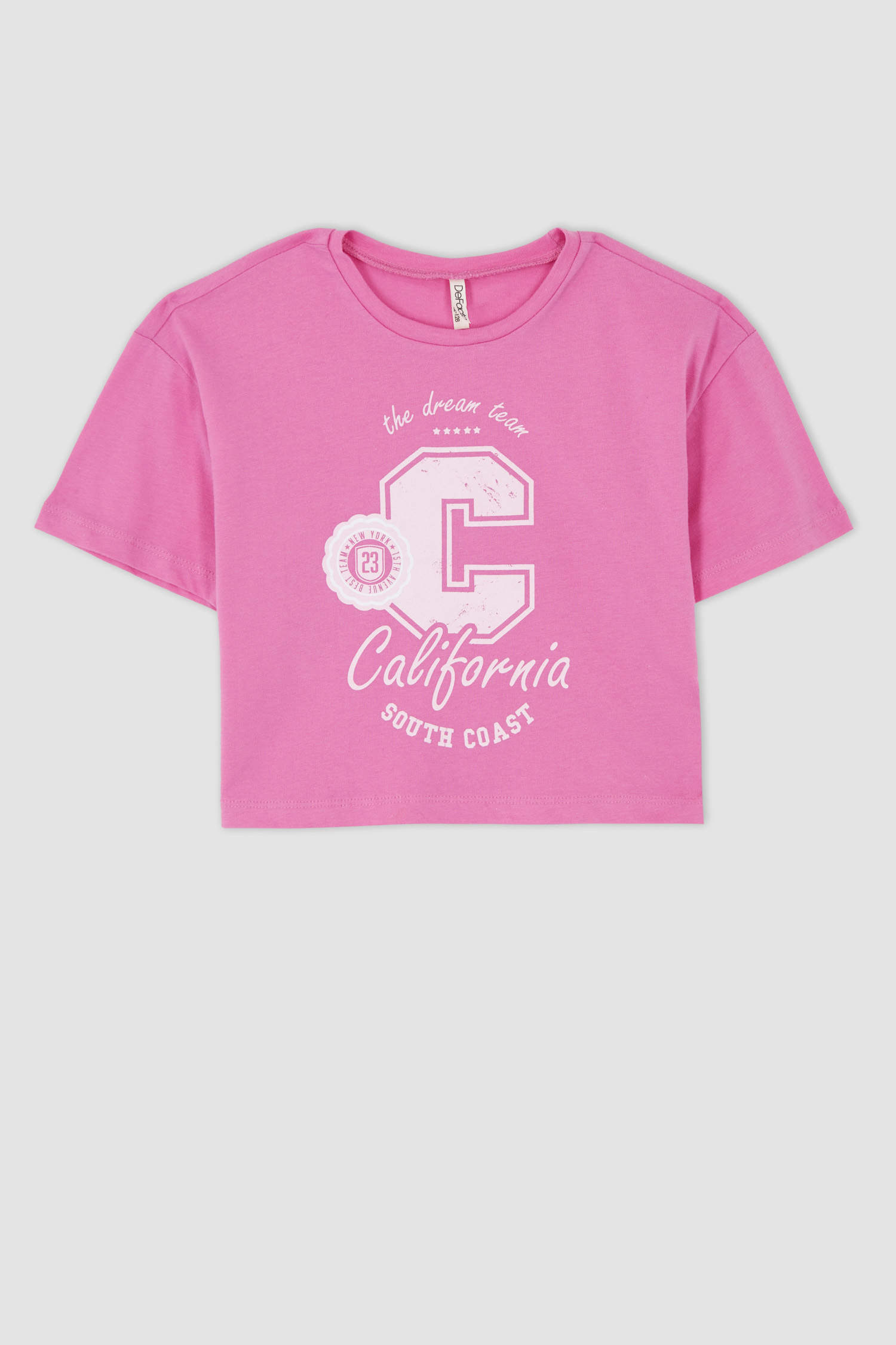 Pink GIRLS & TEENS Crop Short Sleeve T-shirt 2642255 | DeFacto