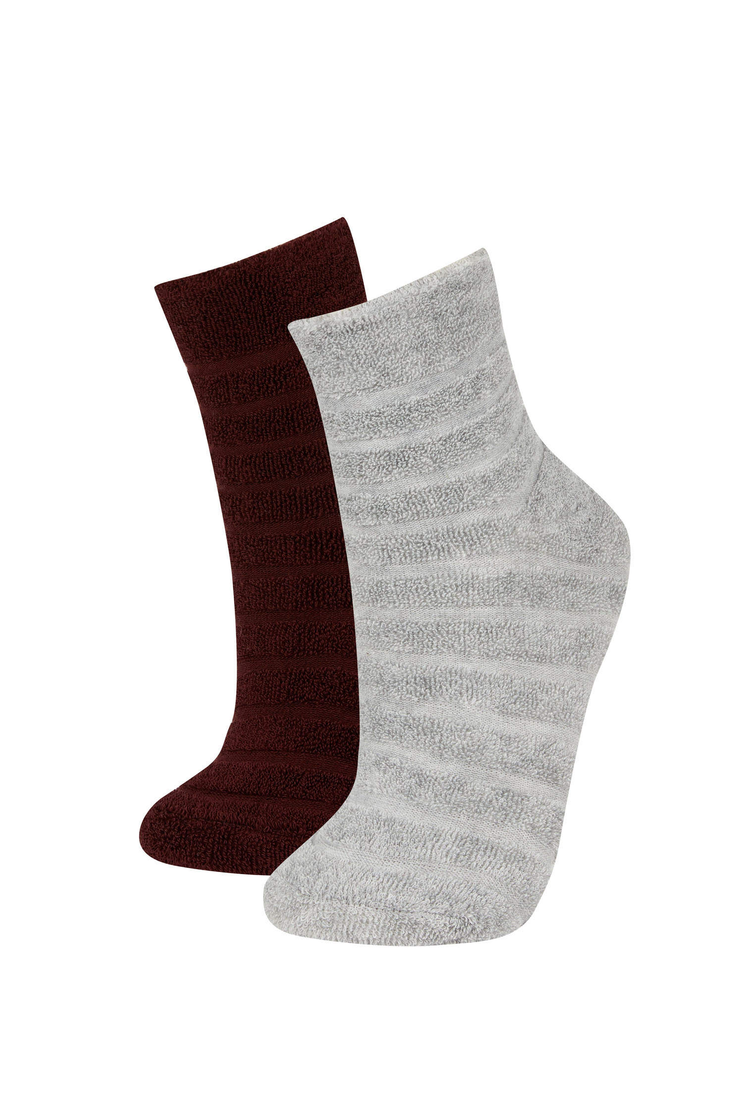 Defacto Kadın 2'li Pamuklu Havlu Çorap. 1