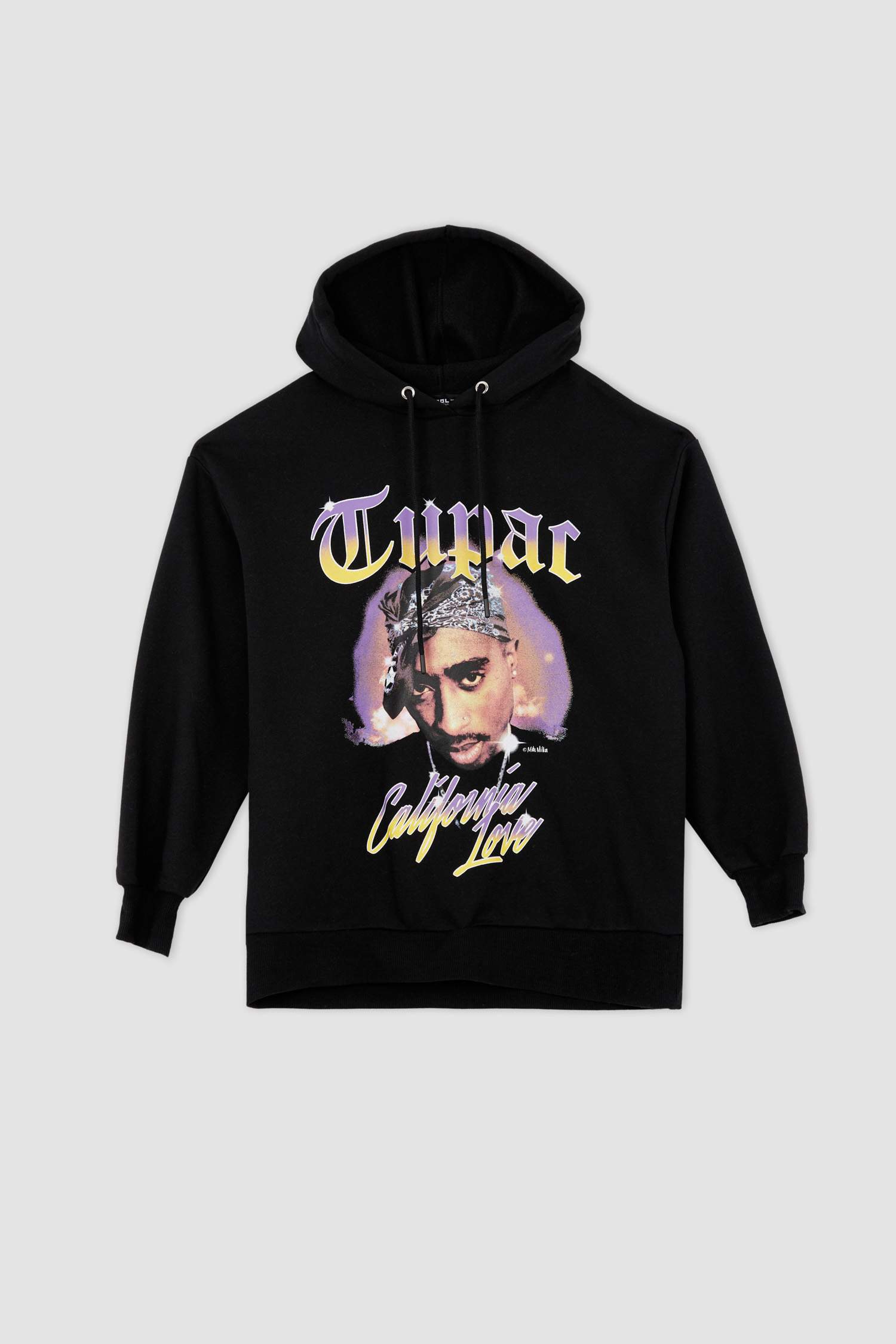 Coool Tupac Oversize Fit Kapüşonlu Sweatshirt