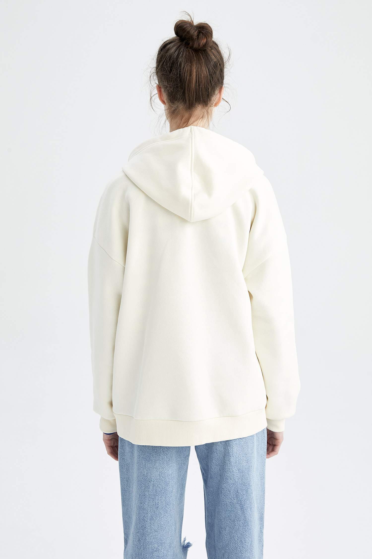 Oversize Fit Yale University Licensed Long Sleeve Sweatshirt