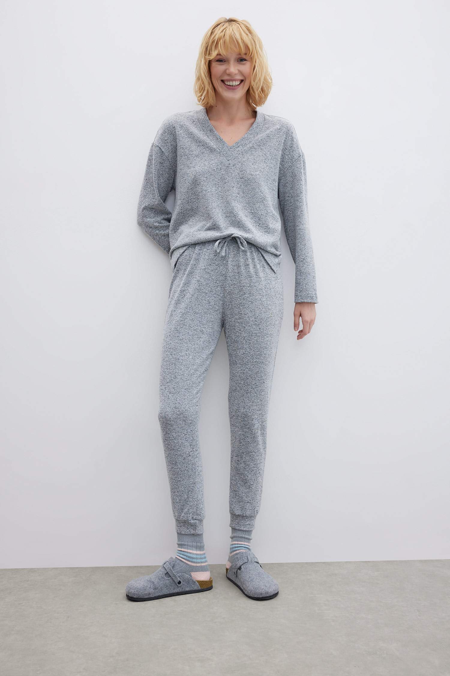 Fall in Love Regular Fit Pajama Bottoms