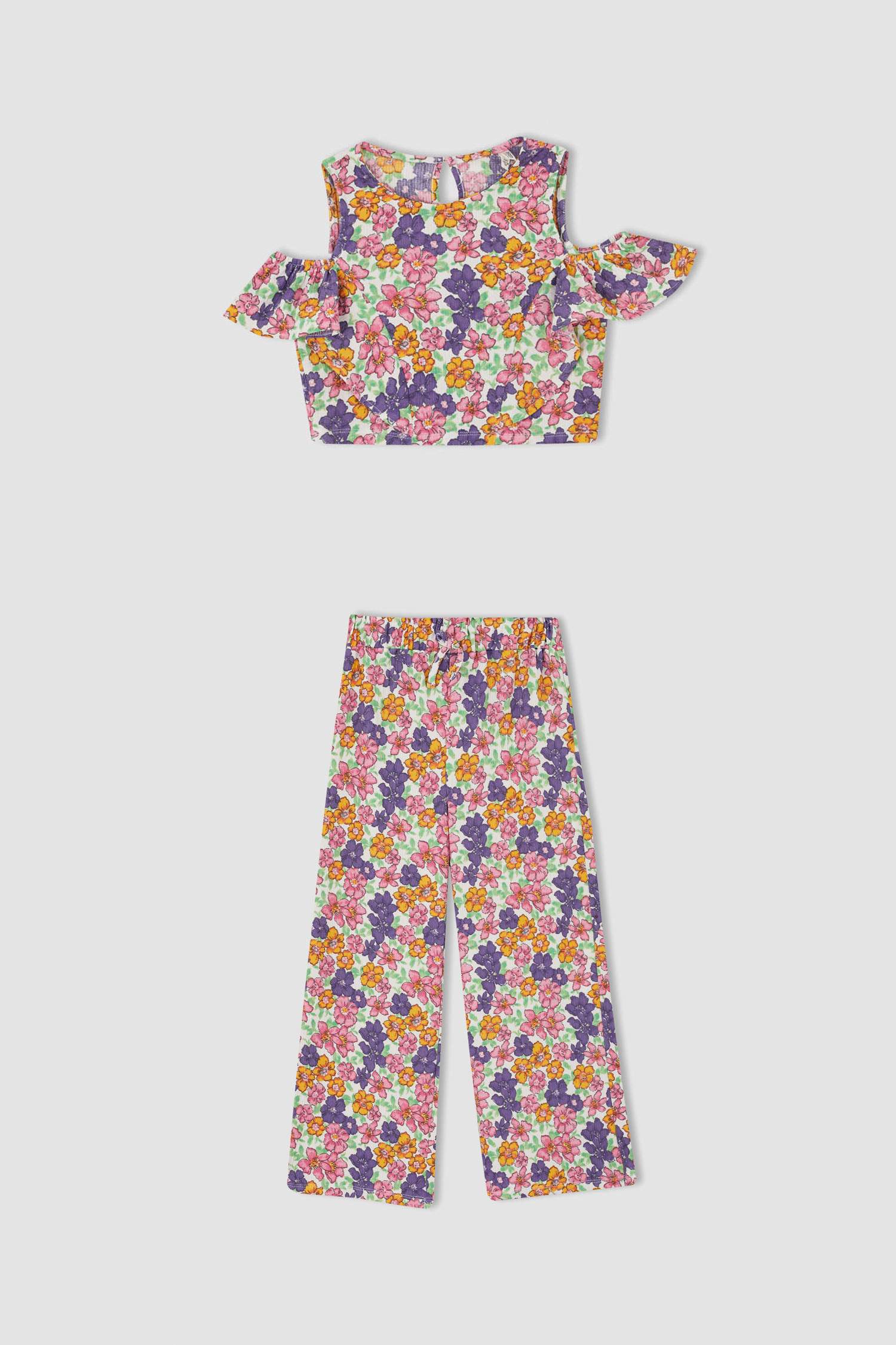 Комлпект из 2-х вещей с принтом для девочек