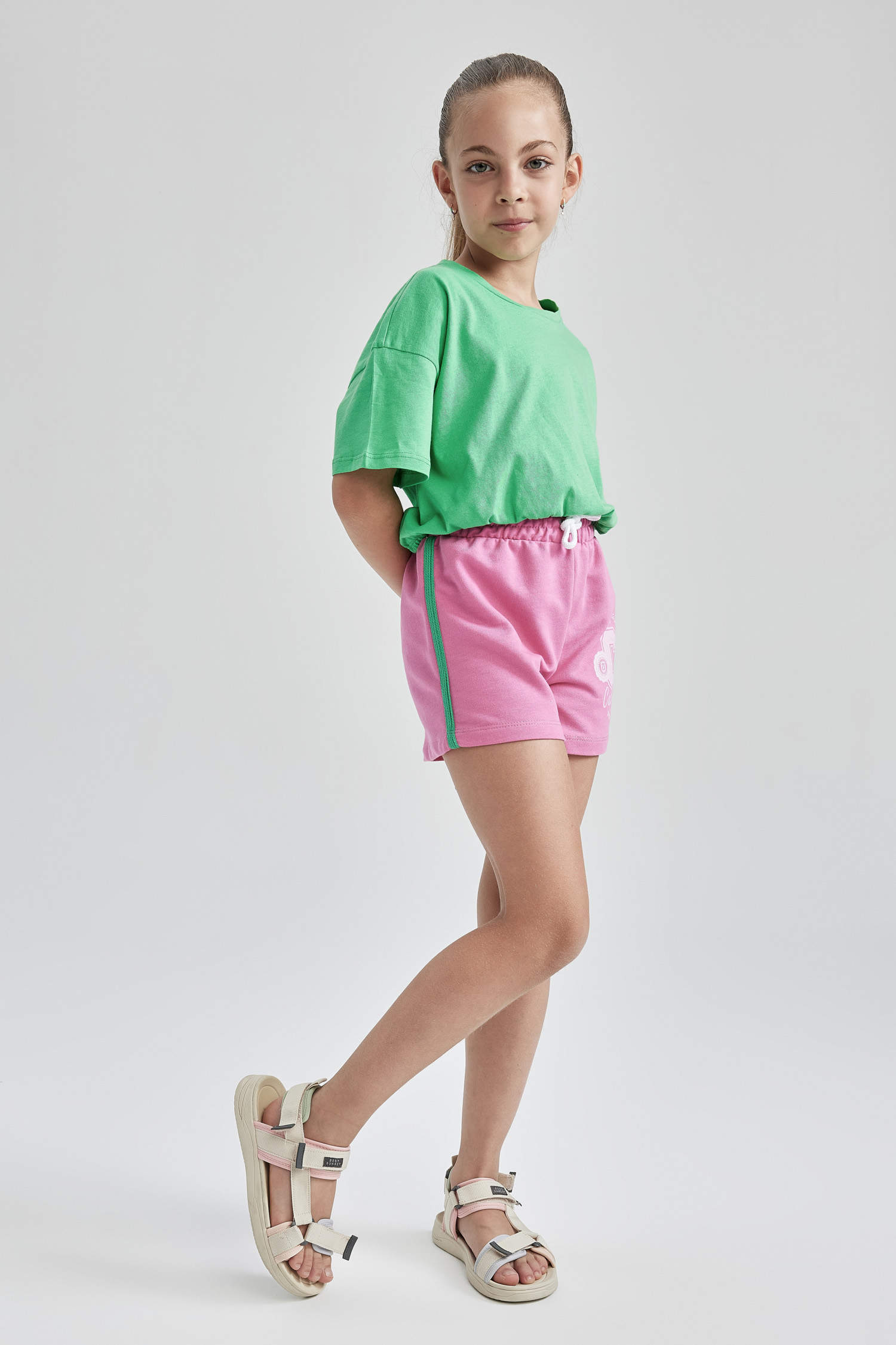 Pink GIRLS & TEENS Girls Shorts 2642233 | DeFacto