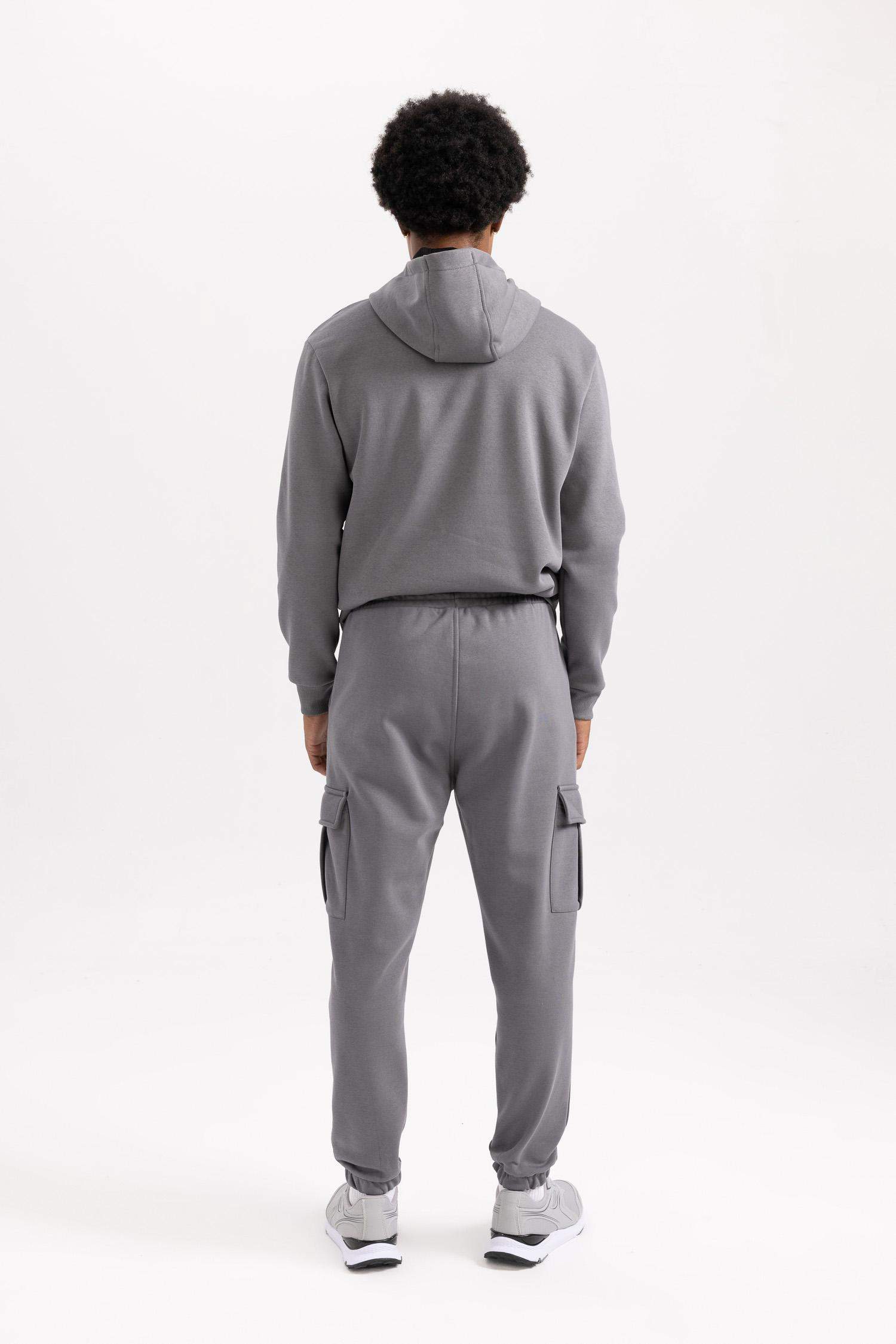 DeFactoFit Standard Fit Cargo Pocket Jogger Sweatpants
