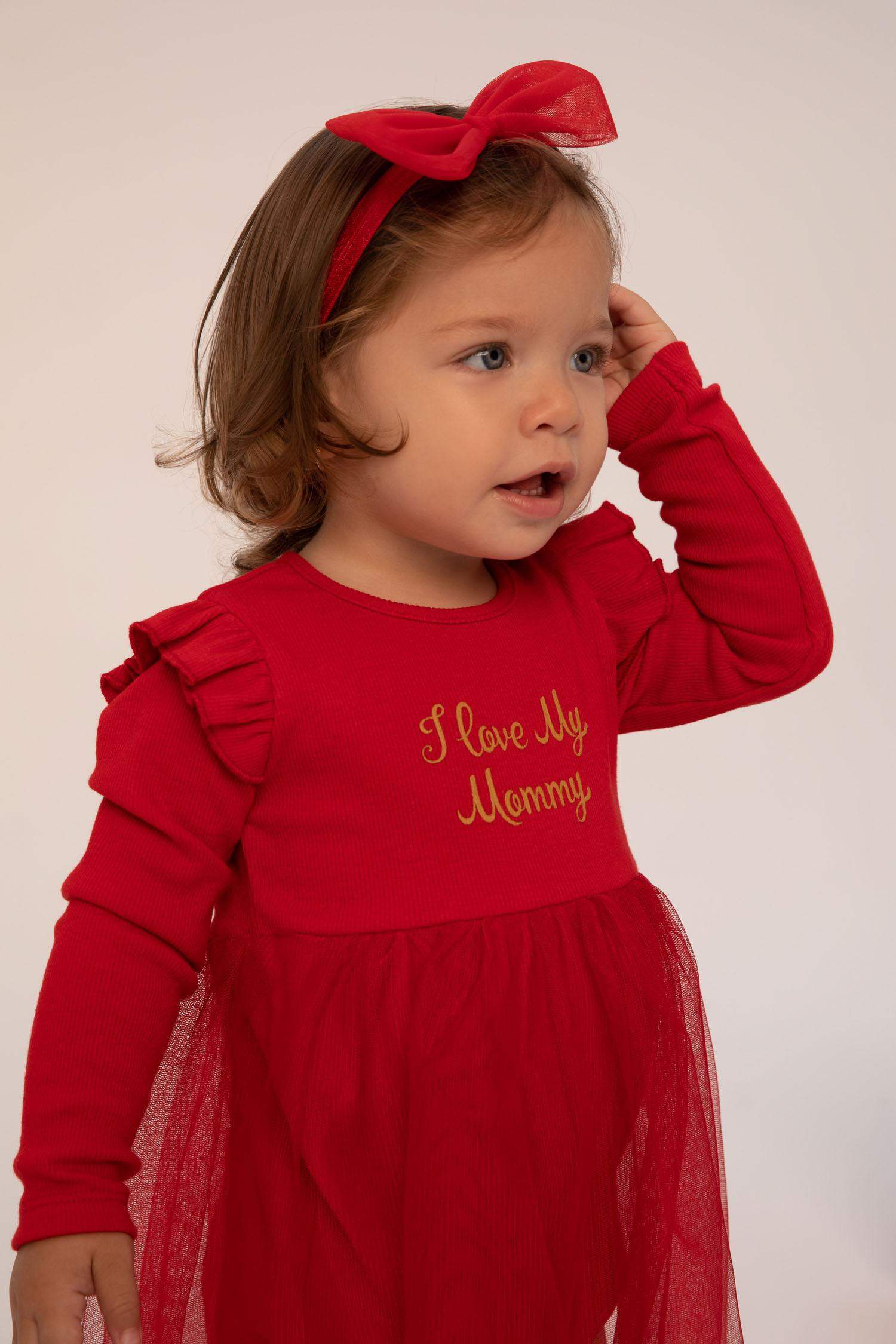 Red BABY GIRL Baby Girl Christmas Themed Newborn Socks Hair Band Dress  Jumpsuit 2663417 | DeFacto