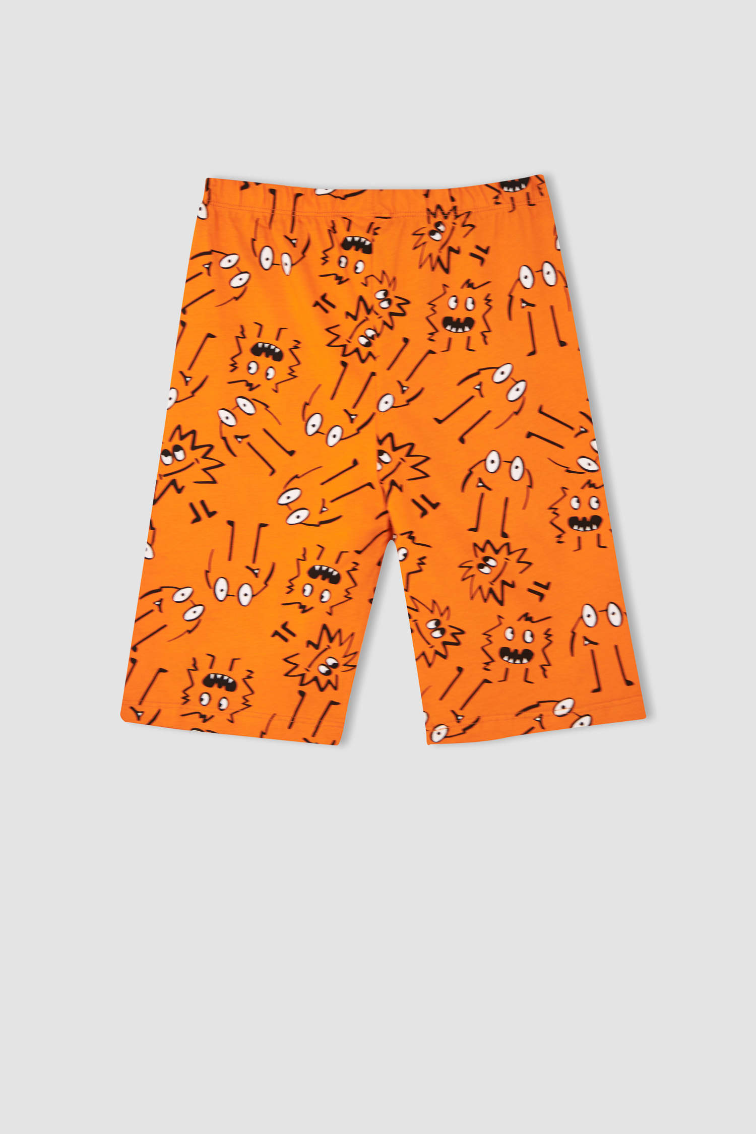 Defacto Erkek Çocuk Desenli Kolsuz Kapri Pijama Takım. 10