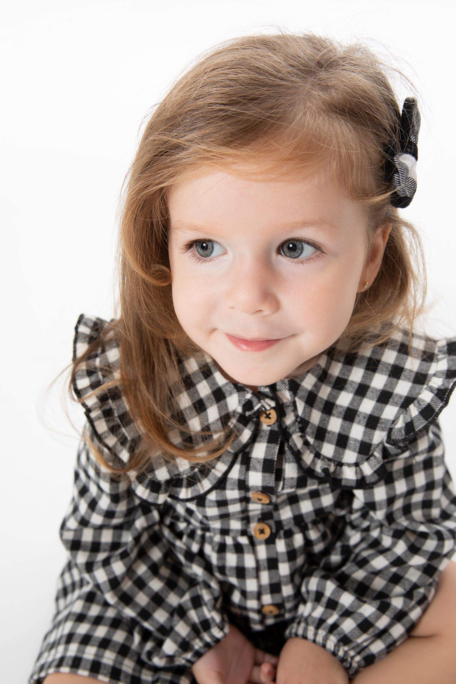 Regular Fit Plaid Long Sleeve Woven Dress