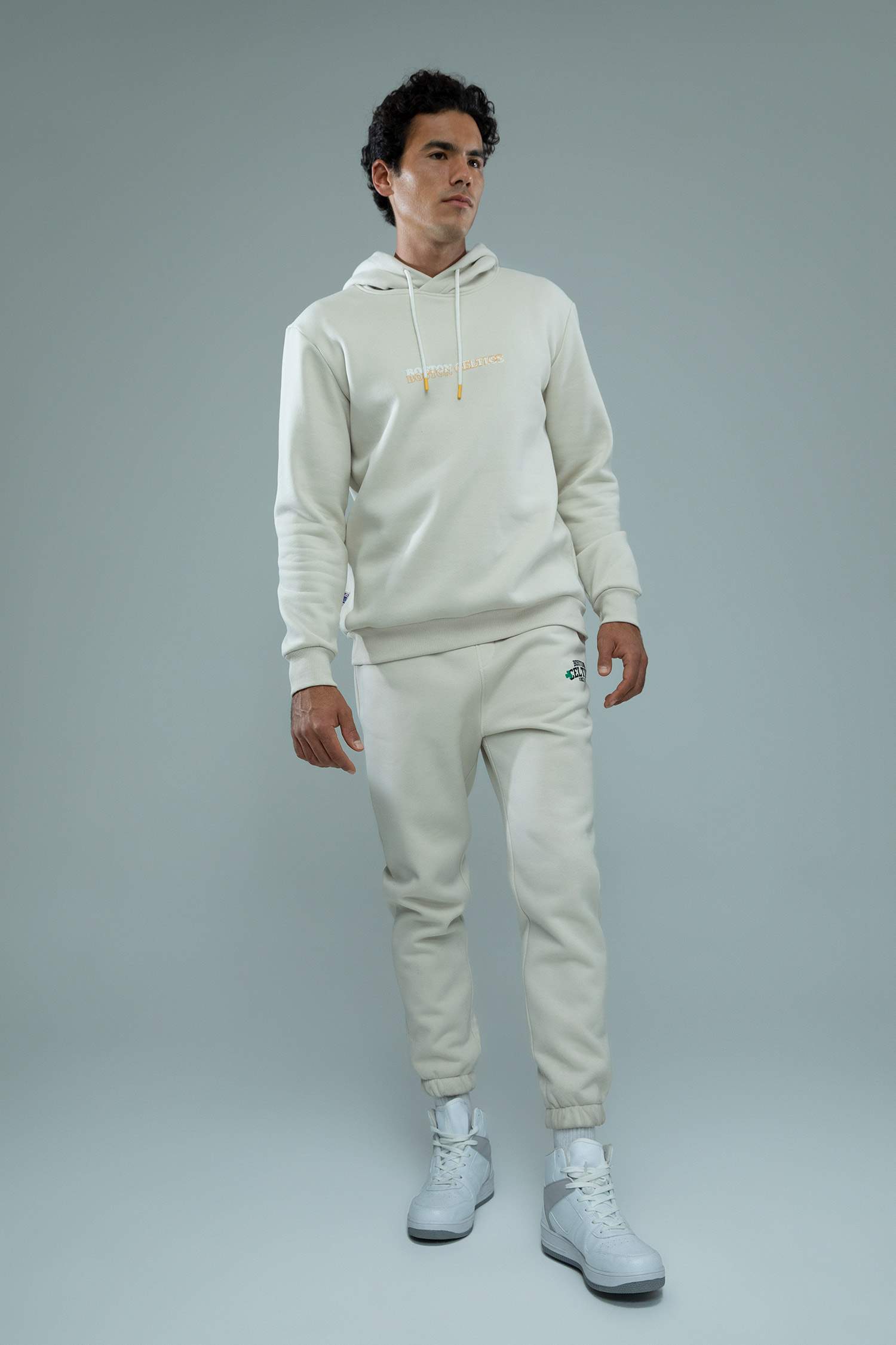 سروال رياضي قماش سميك قصة عادية من بوسطن سيلتكس