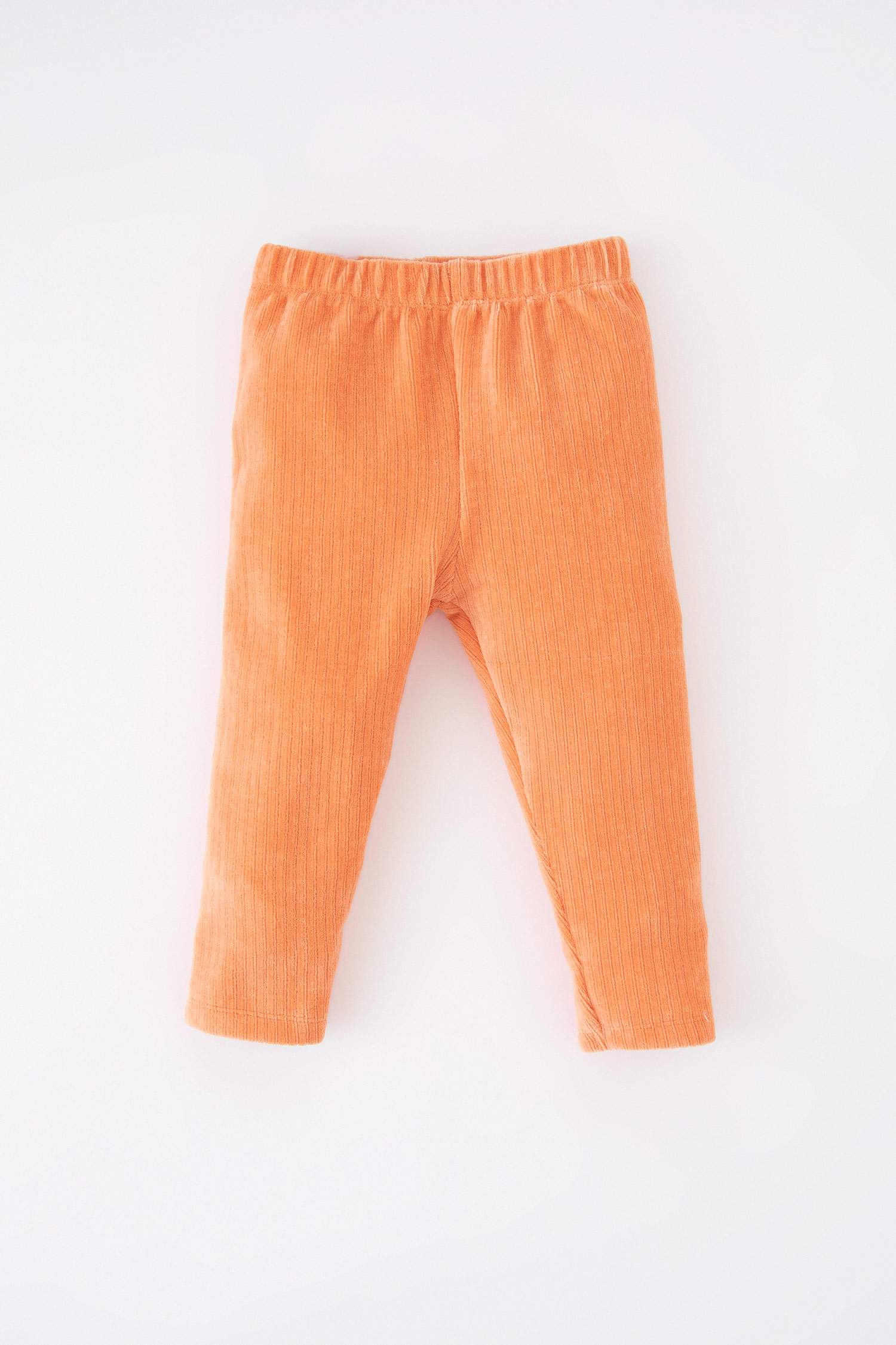 Orange BABY GIRL 2 piece Regular Fit Crew Neck Flower Knitted Set