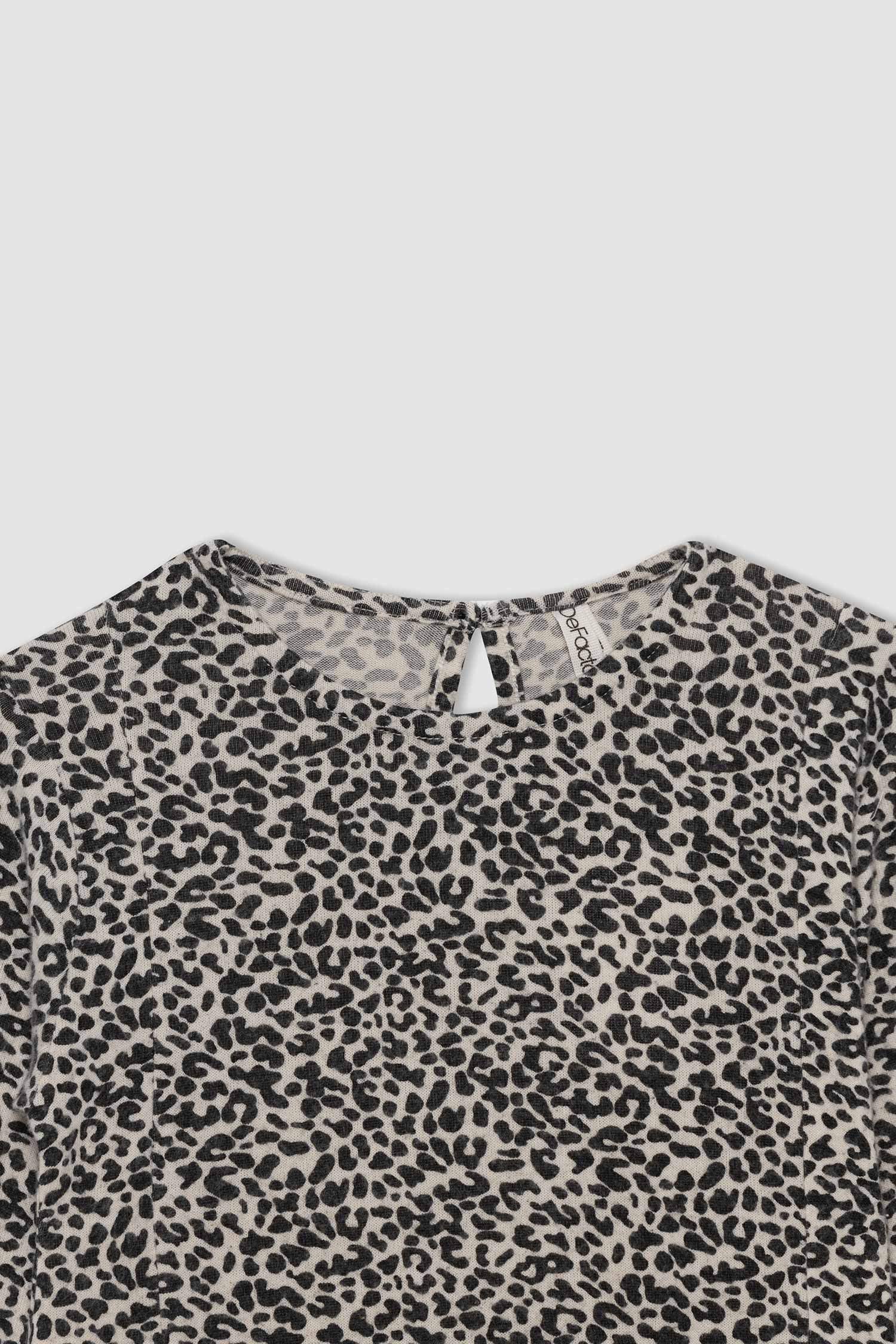 Robe En Tricot Fake Trıcot Manche Longue