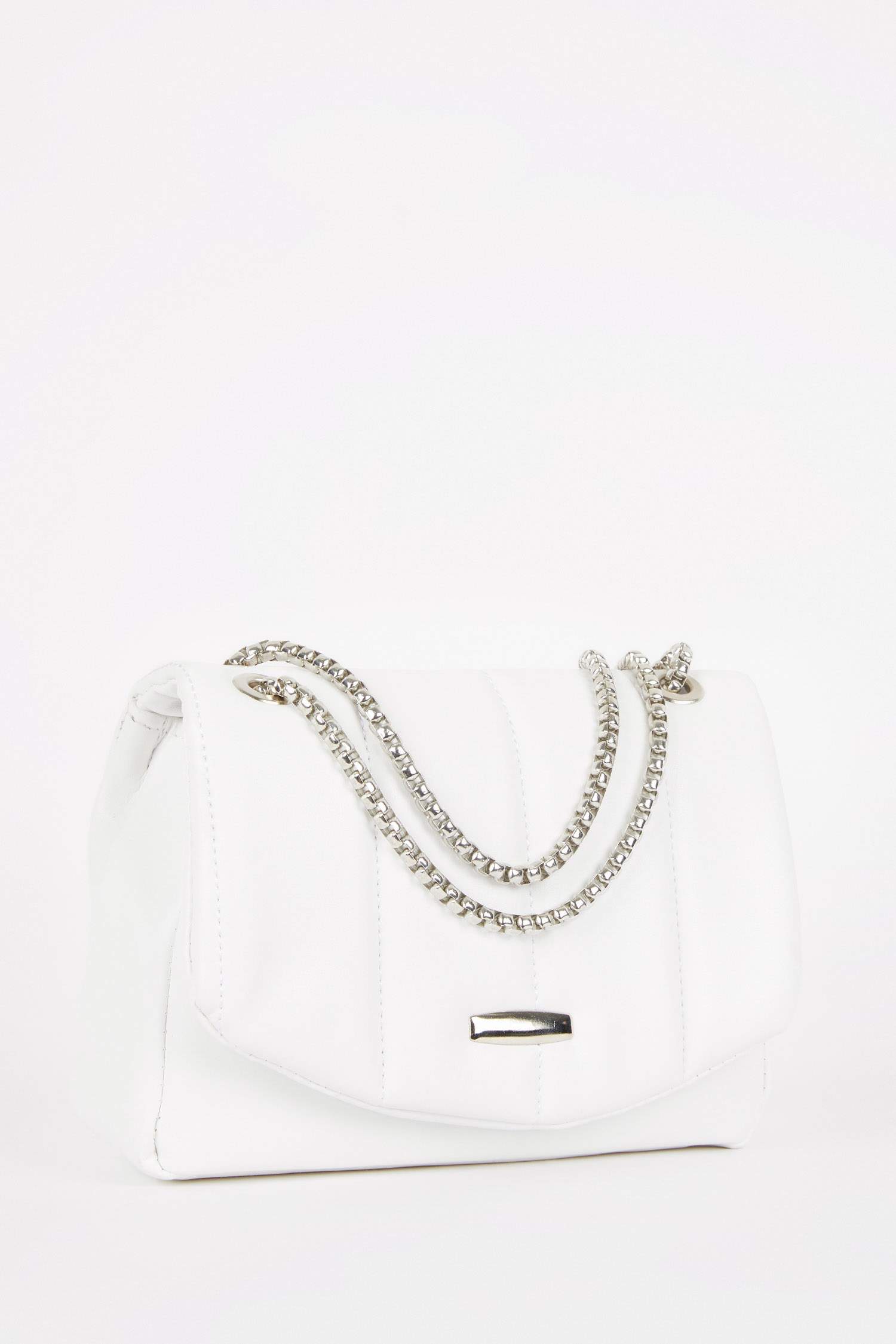 White Woman Faux Leather Shoulder bag 2657308 DeFacto