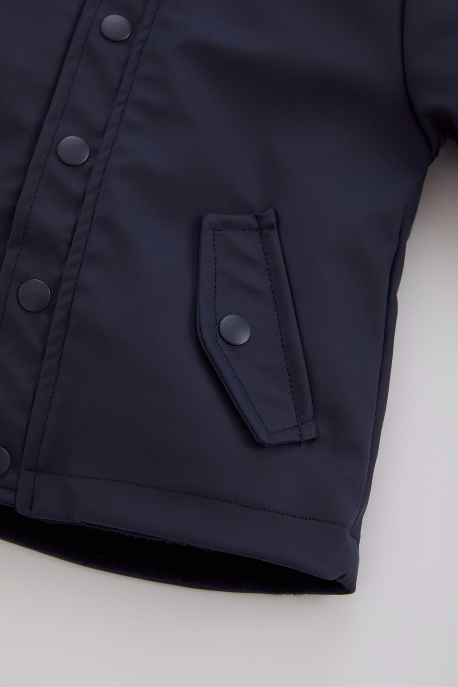 Erkek Bebek Su Geçirmez Kapüşonlu Polar Astarlı Mont