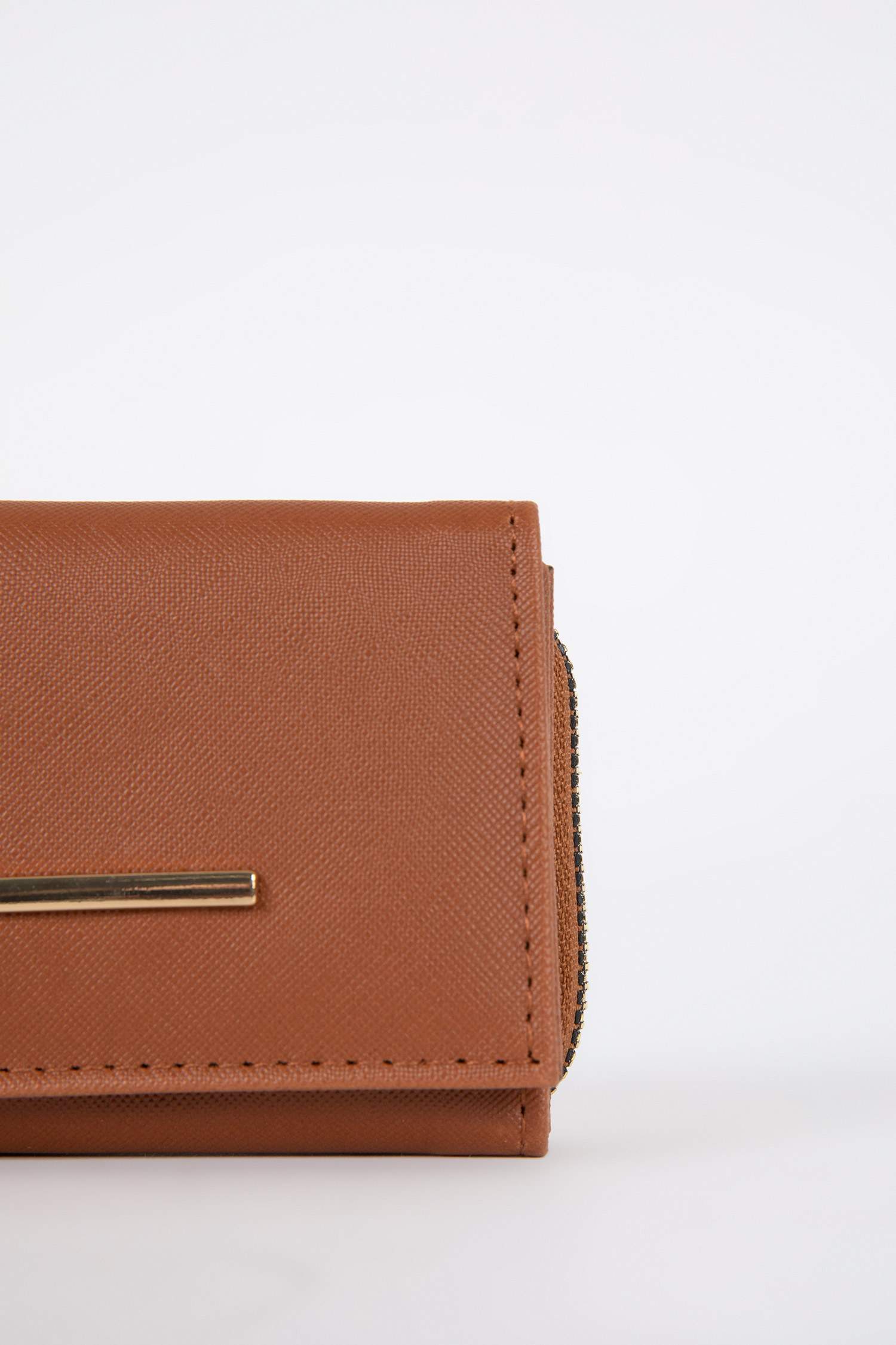 Brown WOMEN Woman Faux Leather Wallets 2663487 DeFacto