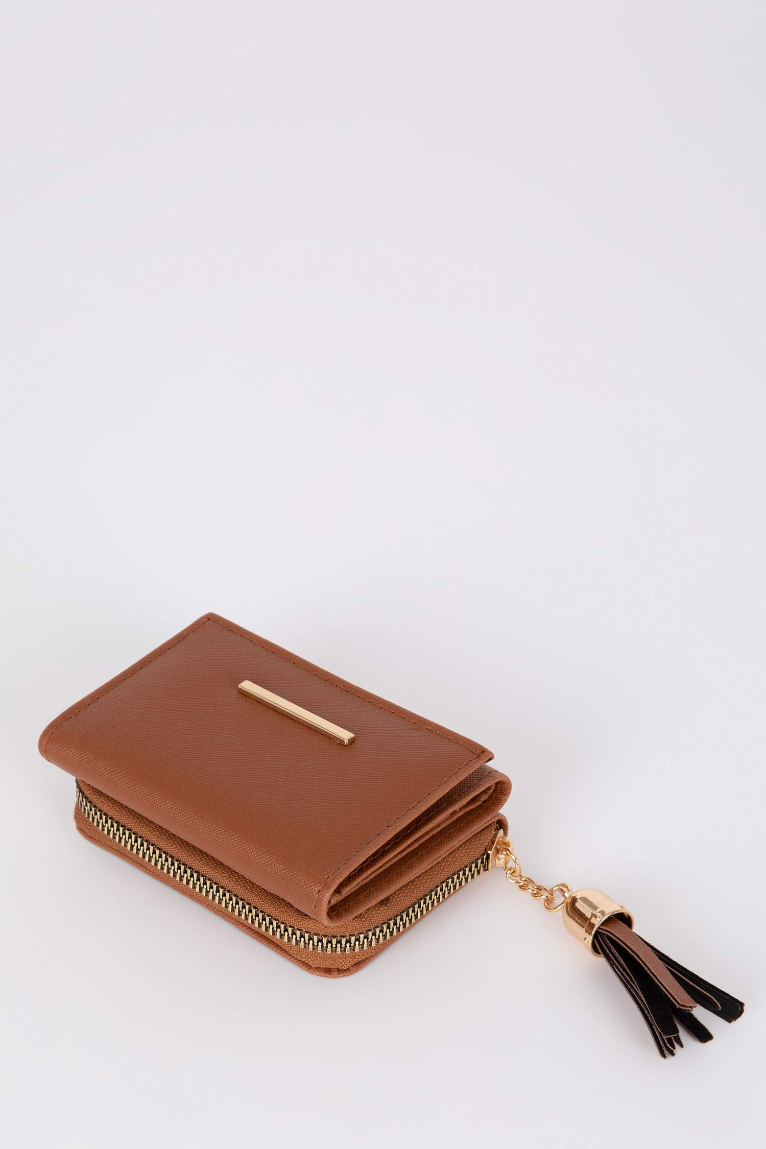 Brown WOMAN Woman Faux Leather Wallets 2663487 DeFacto