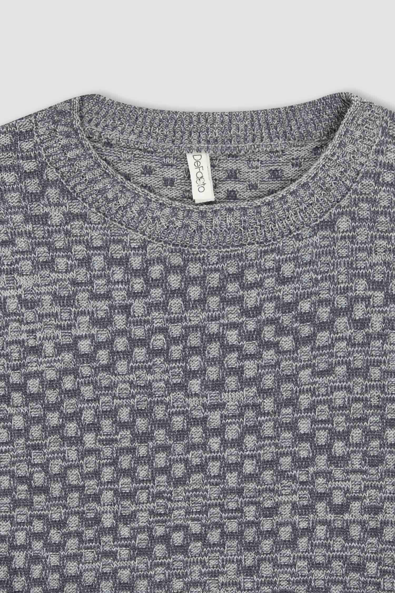 Свитер с круглым вырезом для мальчиков