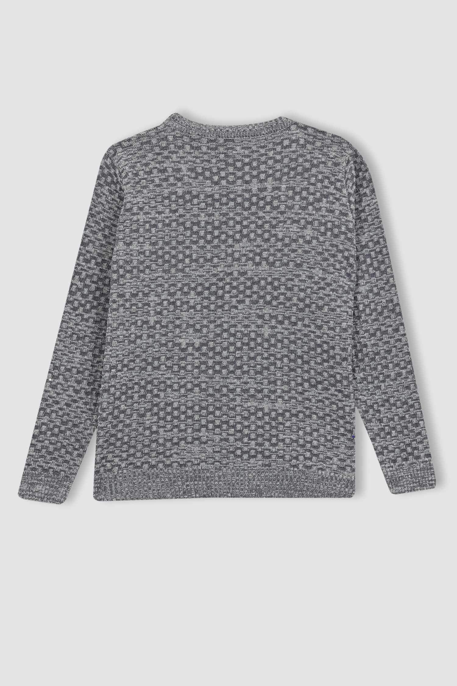 Свитер с круглым вырезом для мальчиков