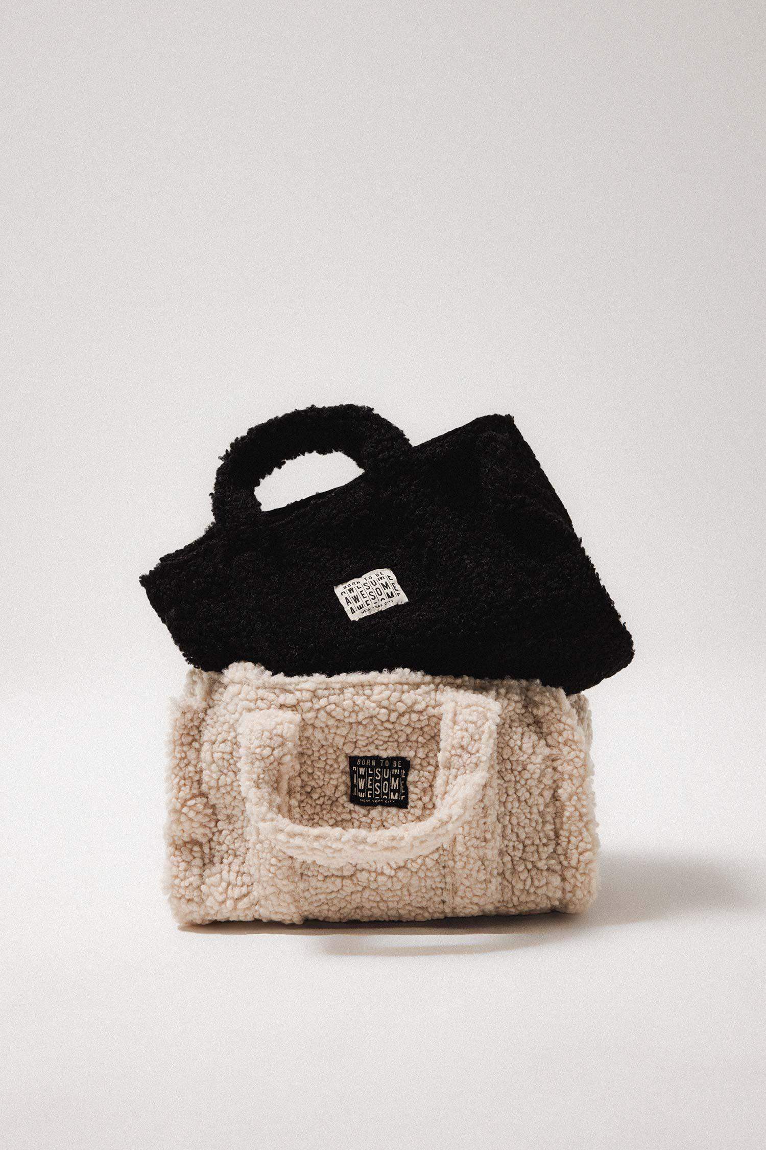 Kadın Basic Düz Pelüş Çapraz Çanta