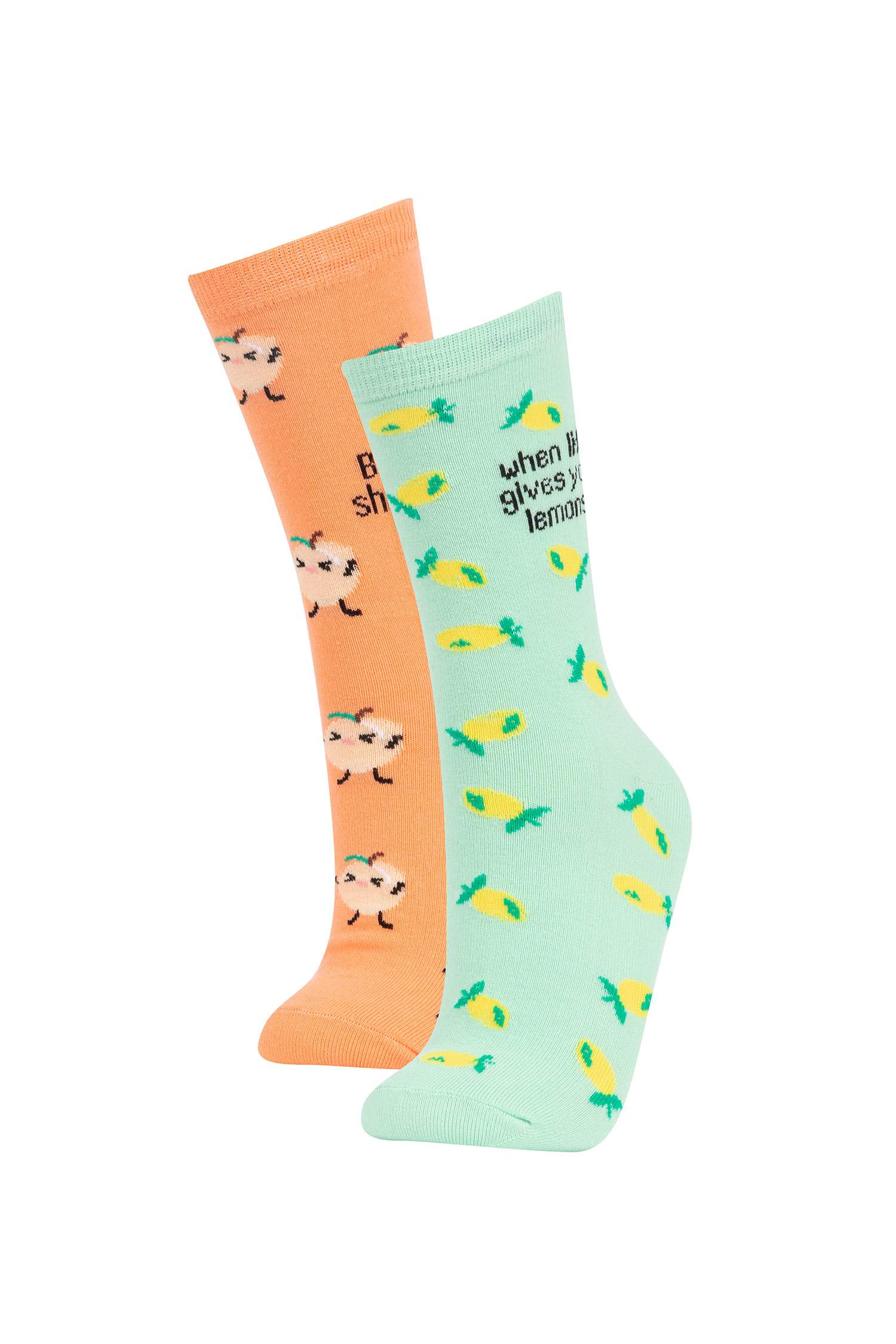 Mixed Color WOMEN Woman 2 piece Funny Socks 2662435 | DeFacto