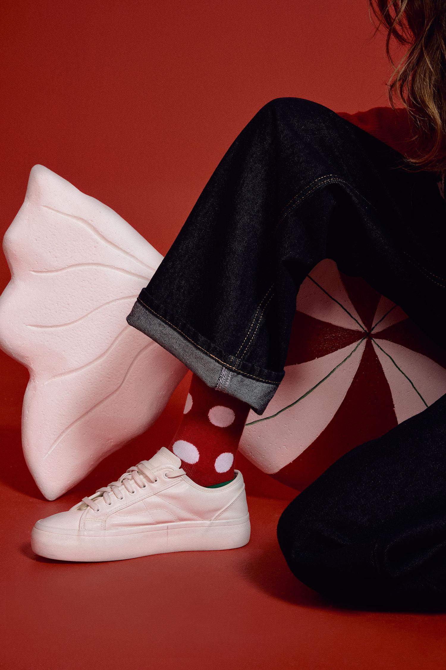 Chaussettes Éponge Coton Nouvel an Nouvel An 2 Femme