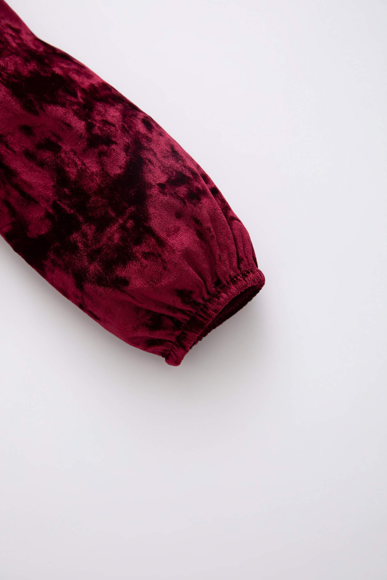 Robe en velours à manches longues pour bébé fille