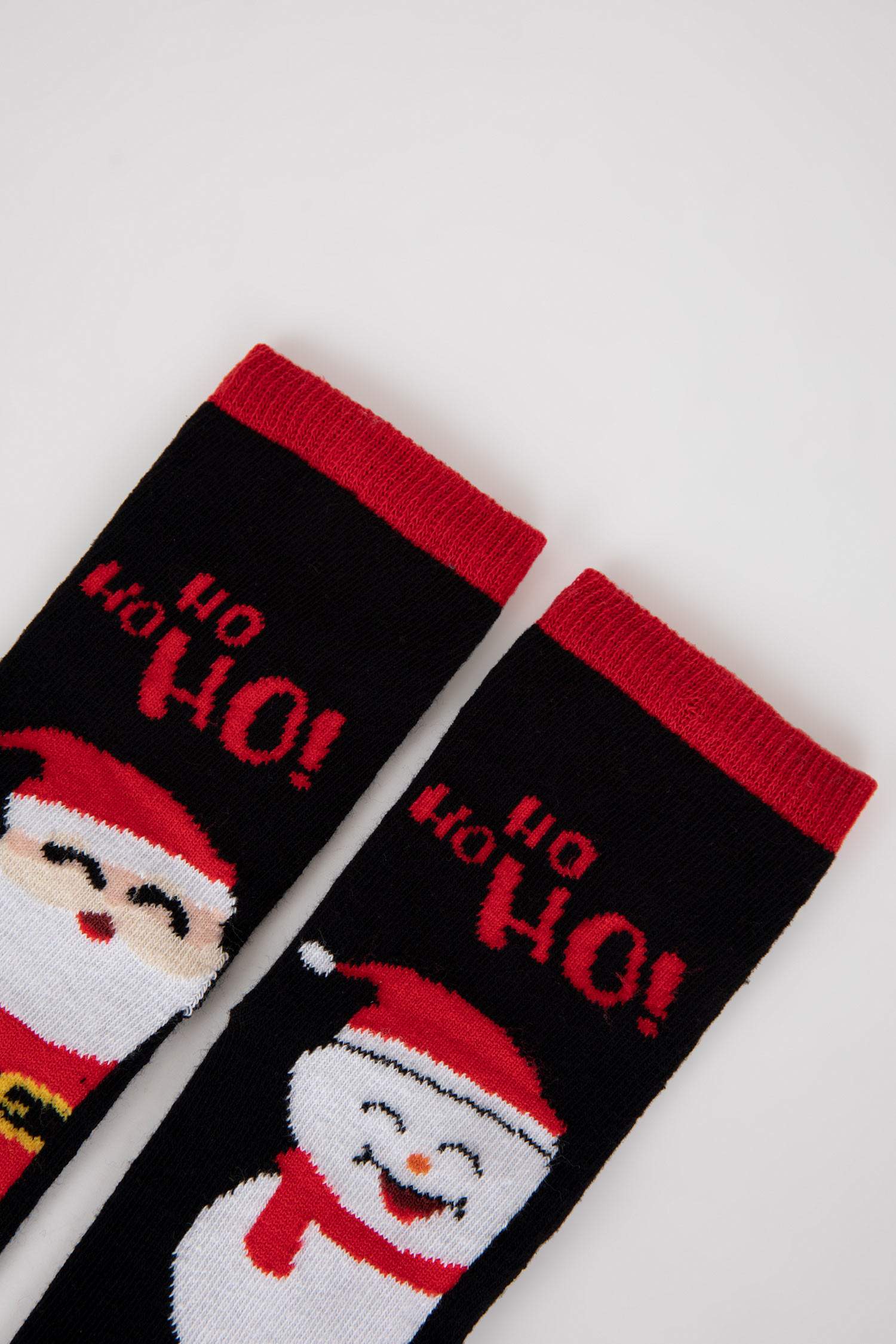 Boy Christmas Themed 2 Piece Cotton Long Socks