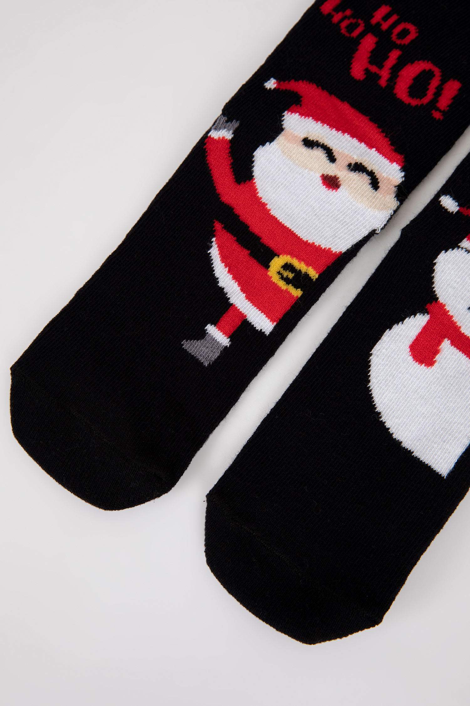 Boy Christmas Themed 2 Piece Cotton Long Socks