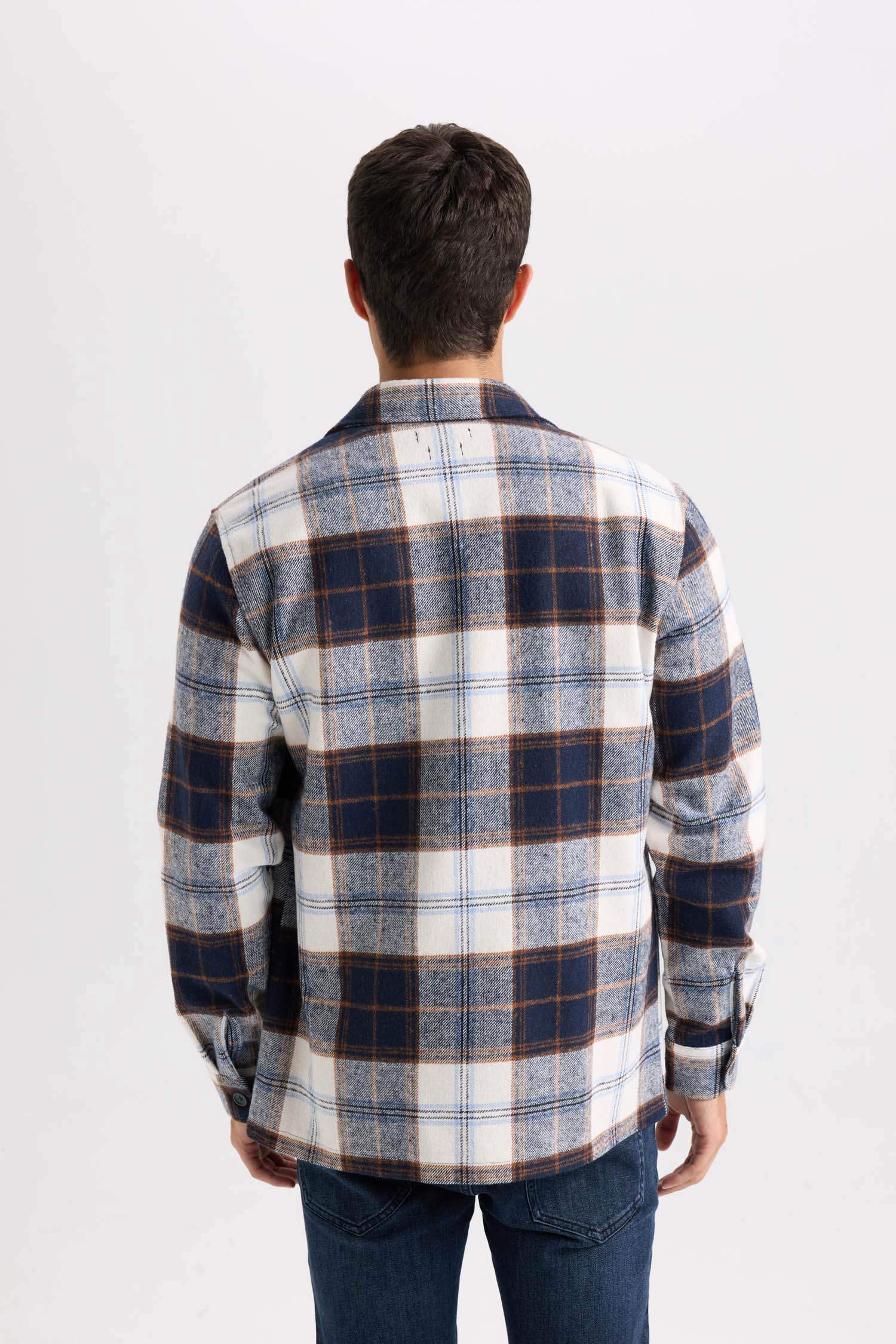 Regular Fit Oduncu Kareli Uzun Kollu Gömlek