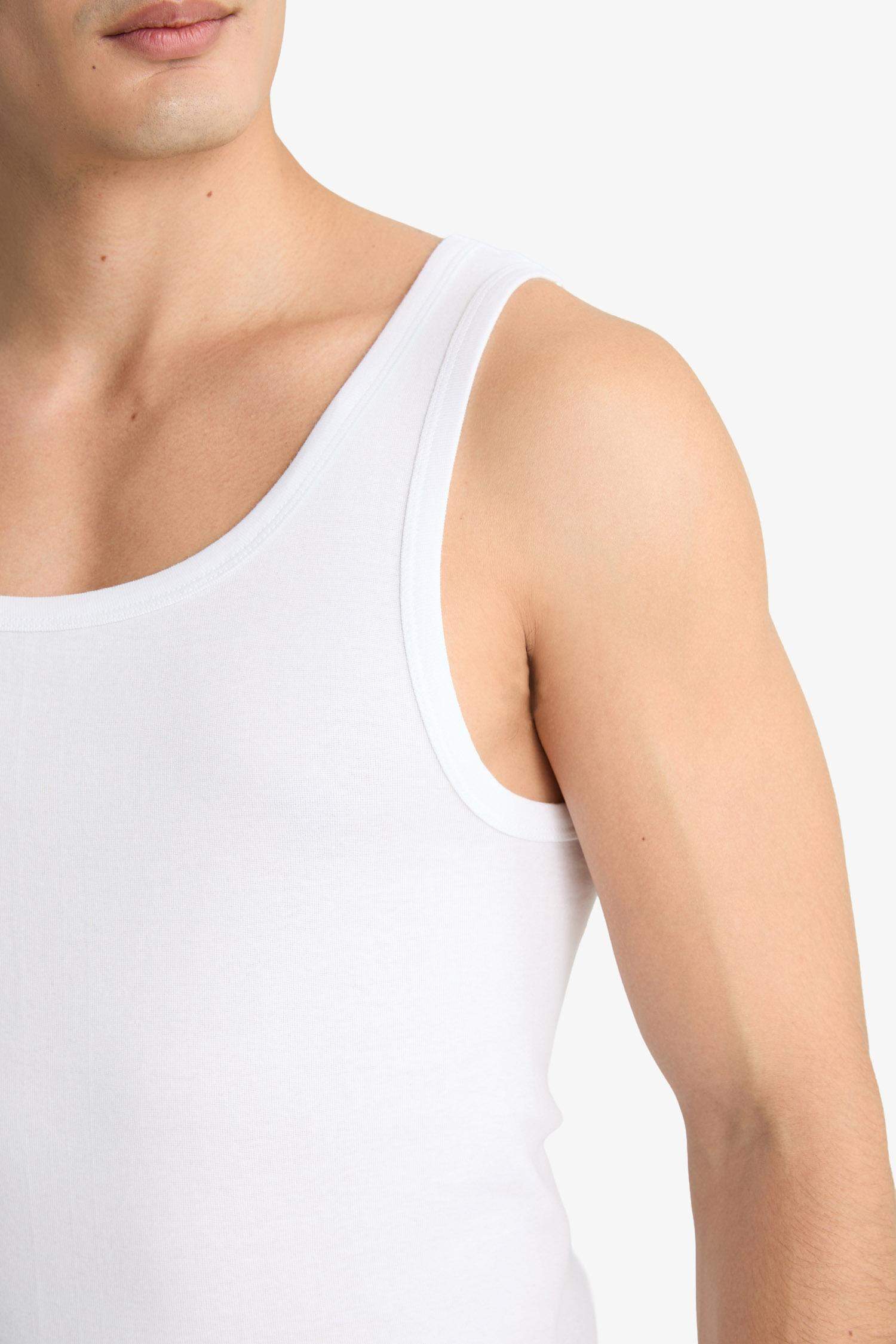 Slim Fit Dar Kesim Ribana 2'li Atlet