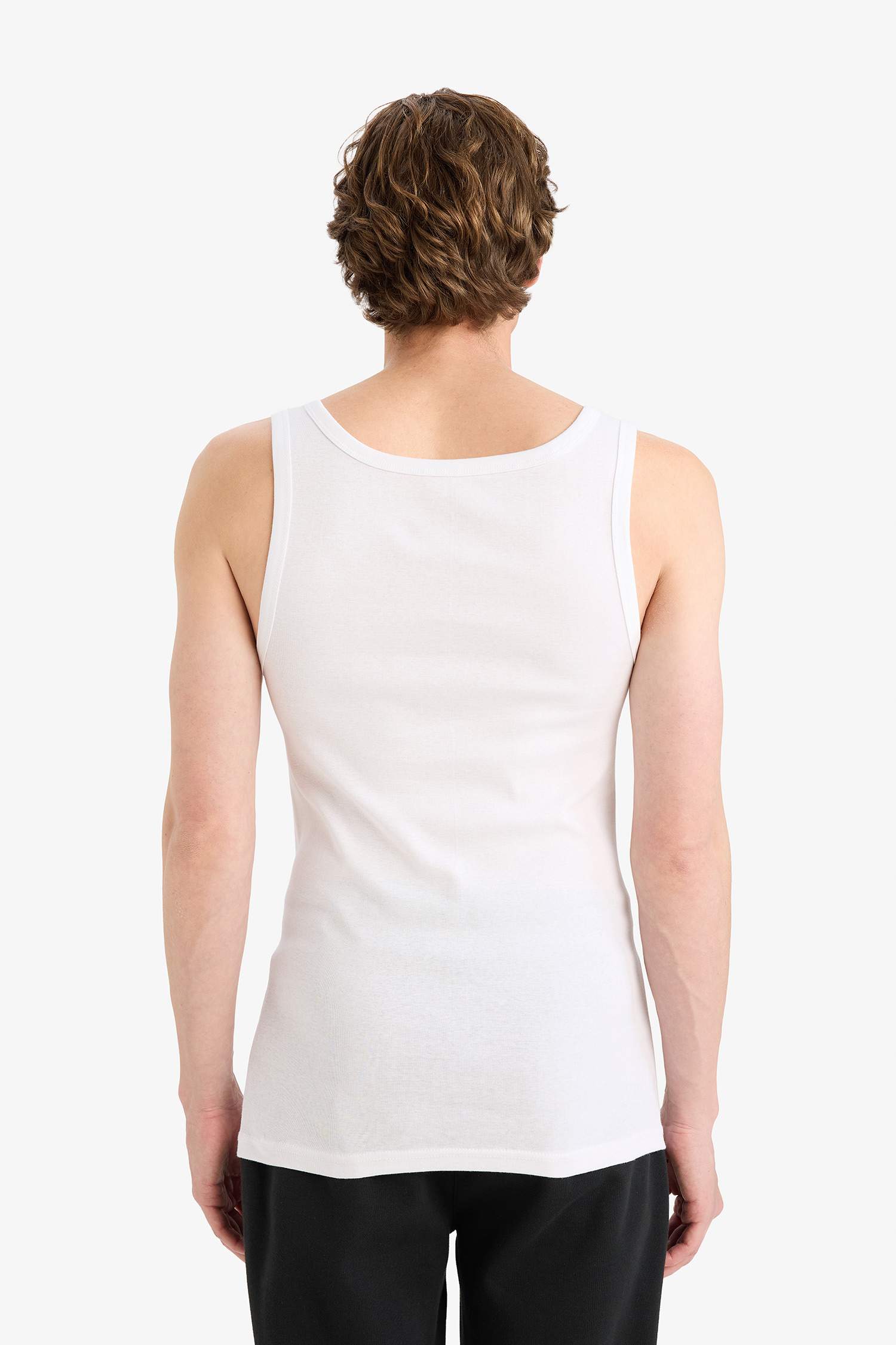 Slim Fit Dar Kesim Ribana 2'li Atlet