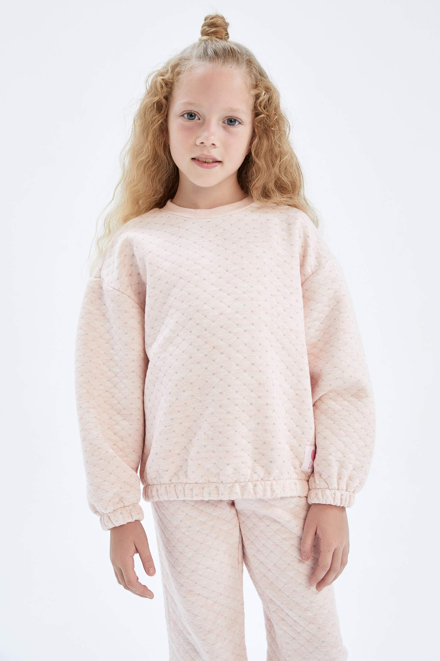 Pull En Tricot Fille NAME IT Nkflinnea LS - Coupe Loose, Manches Longues, Détails Nœuds, Col Rond