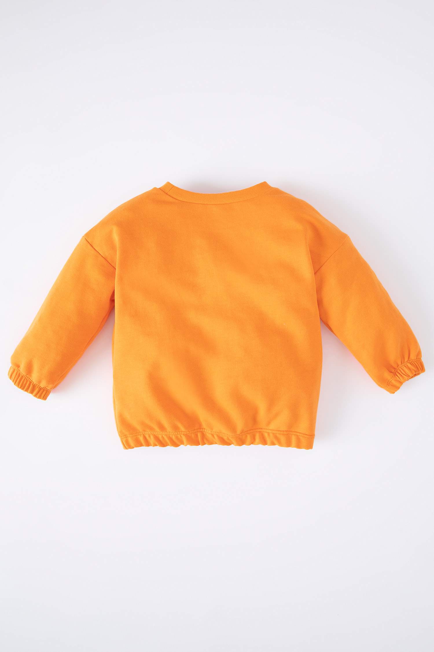 Orange BABY GIRL Baby Girl Printed Crew Neck Sweatshirt 2669147 DeFacto