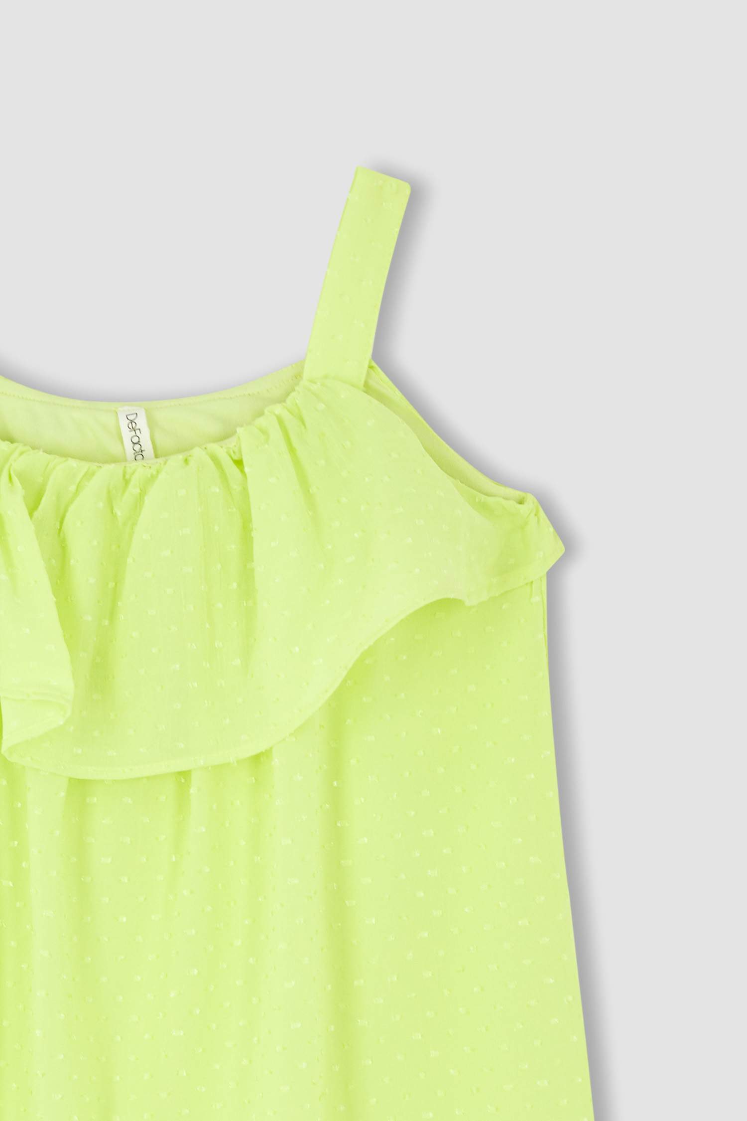 فستان بناتي بحمالات