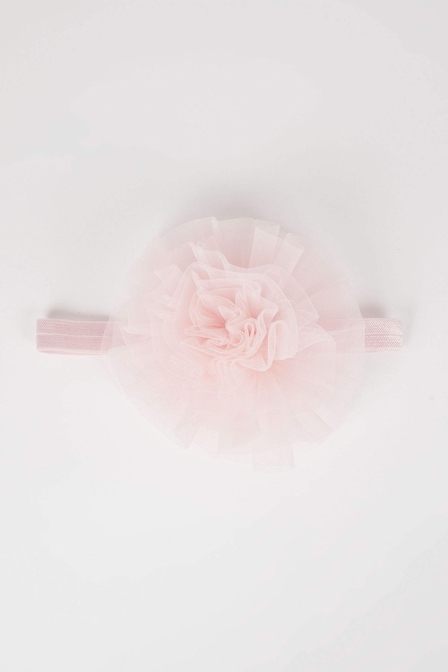 قبعة بيريه وقفازات بناتي بيبي من التول