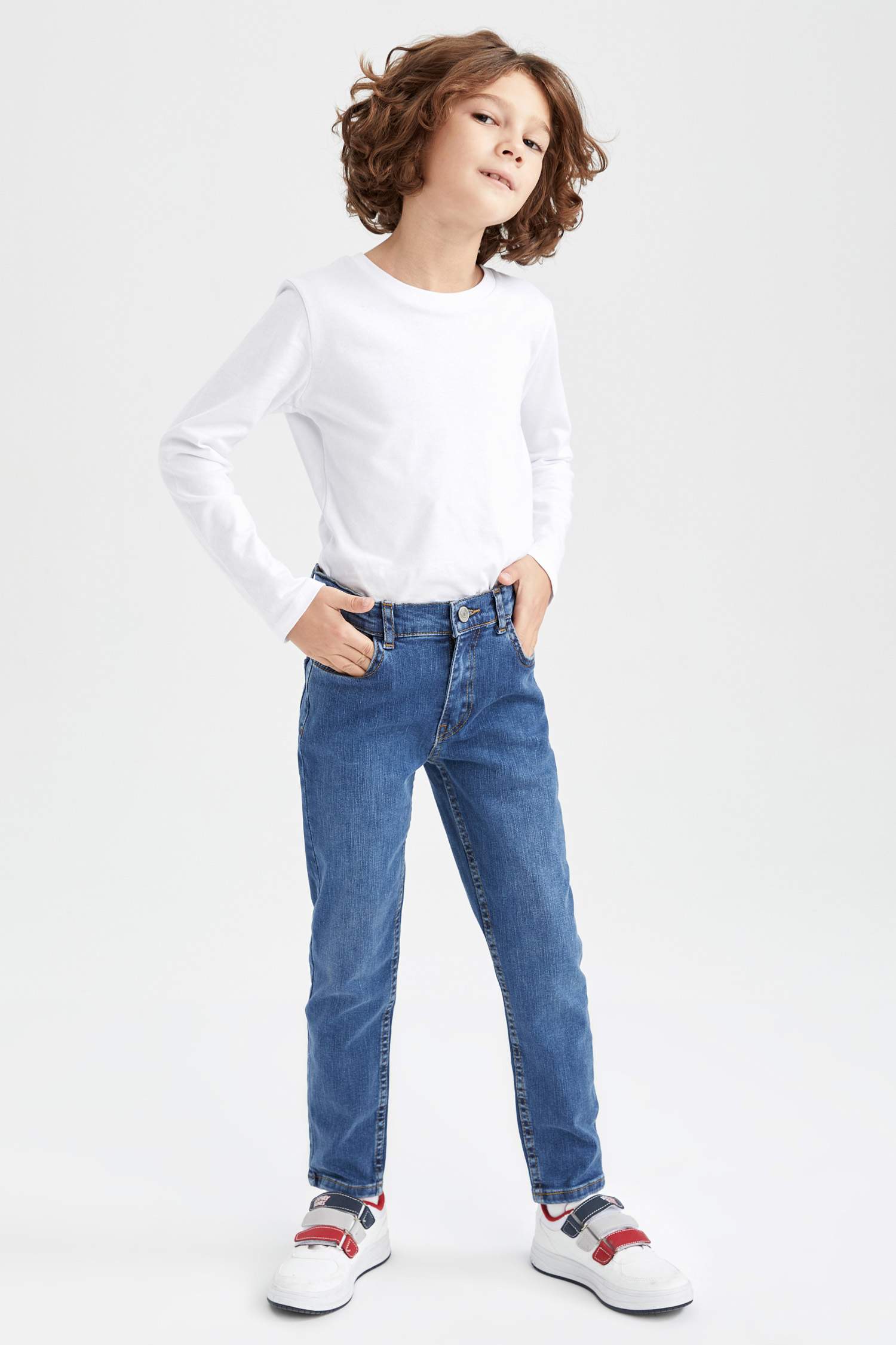 Брюки приталенного кроя adjustable waist для мальчиков