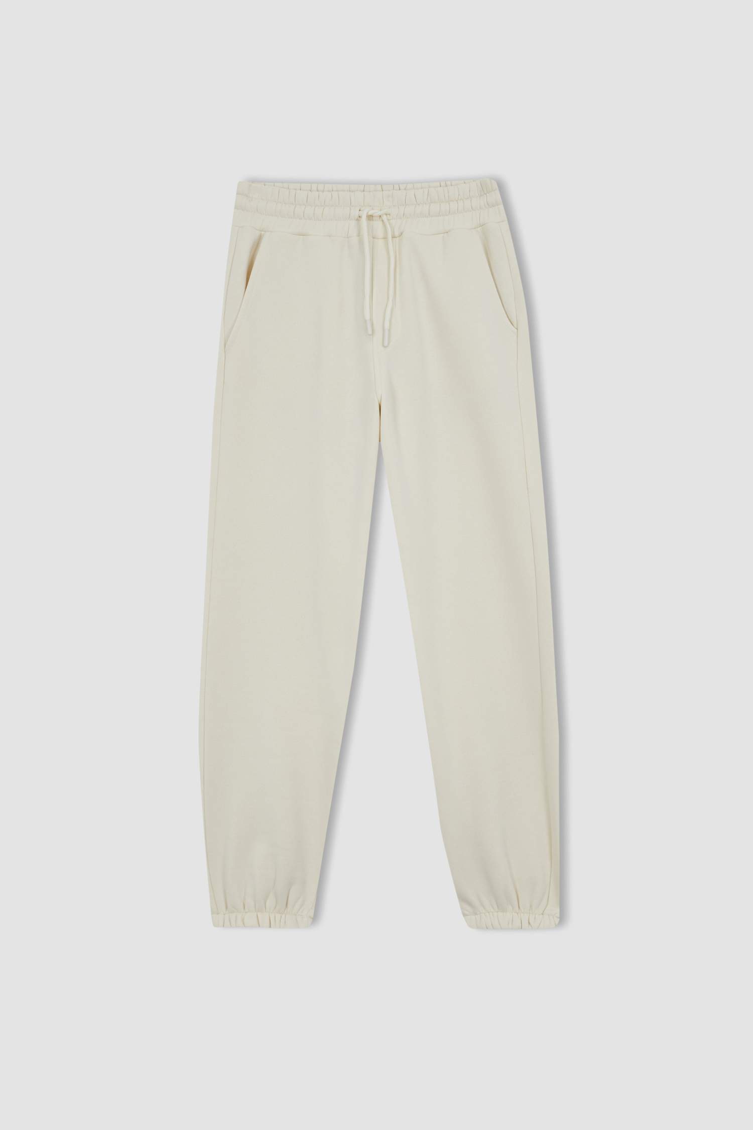 Oversize Fit Thick Sweatshirt Fabric Trousers