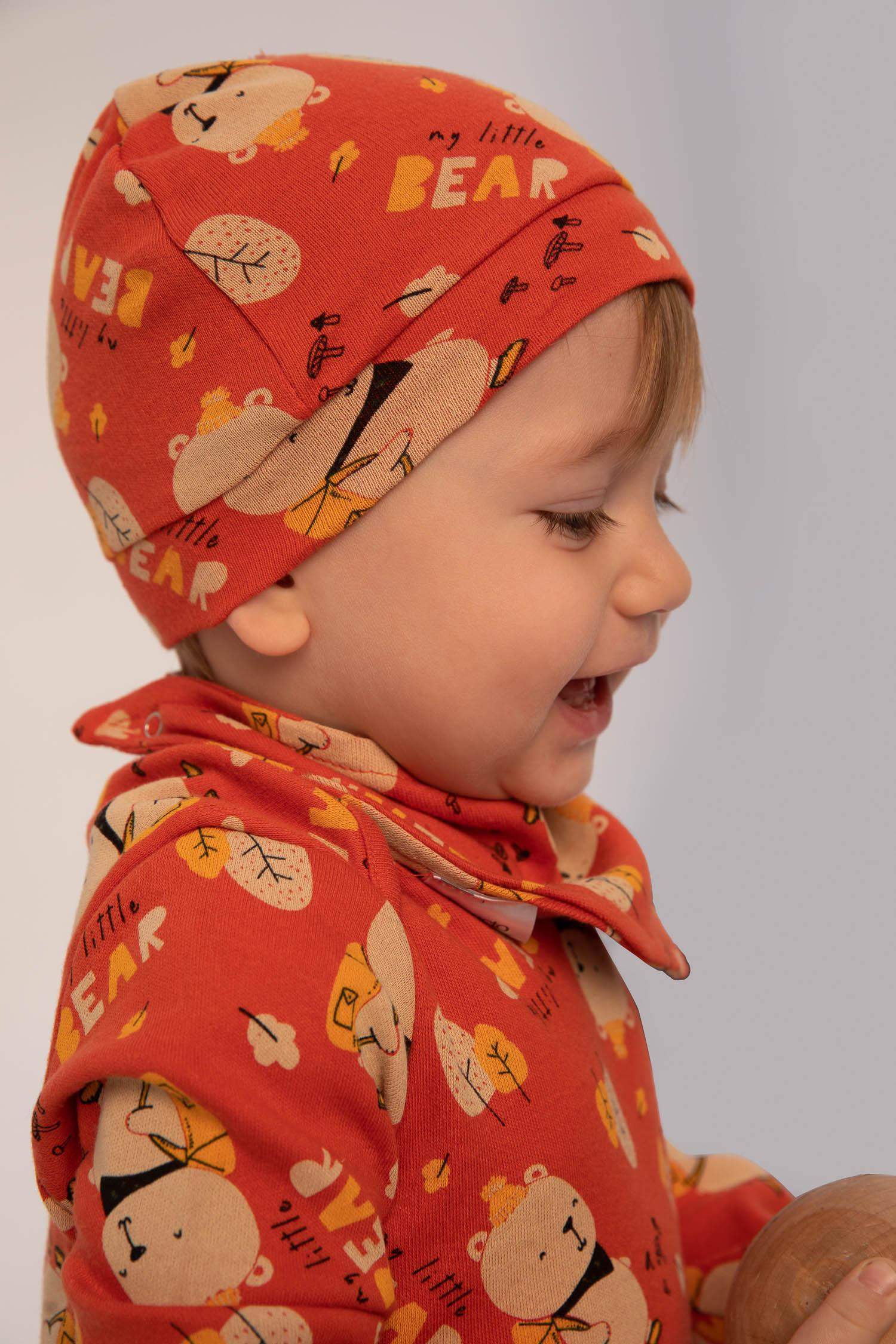 Baby Boy Animal Patterned Rib 2-Pack Apron