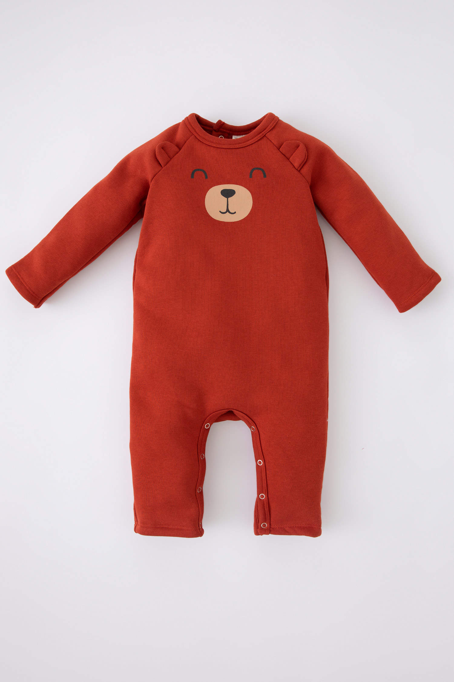 Orange Baby Boy Kalın Sweatshirt Kumaşı Regular Fit Crew Neck Overalls  2681852 | DeFacto