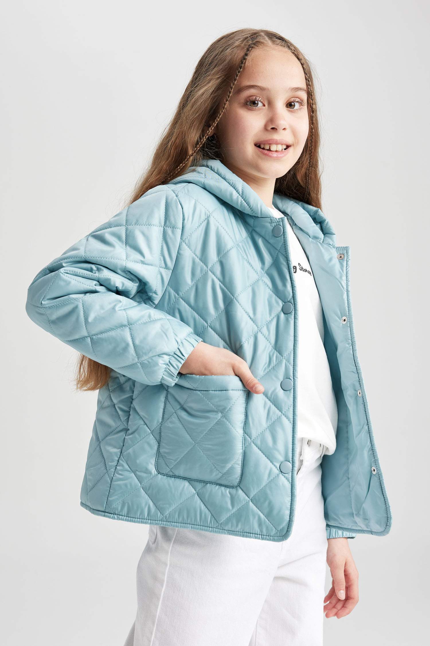 Куртка стандартного крою для дівчаток