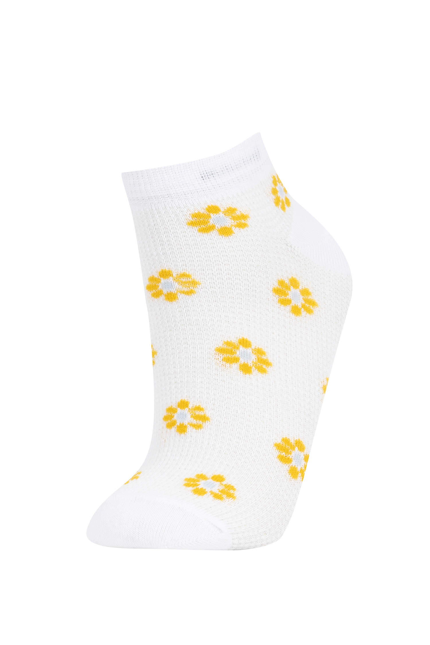 Defacto Kadın 3'lü Pamuklu Patik Çorap. 4